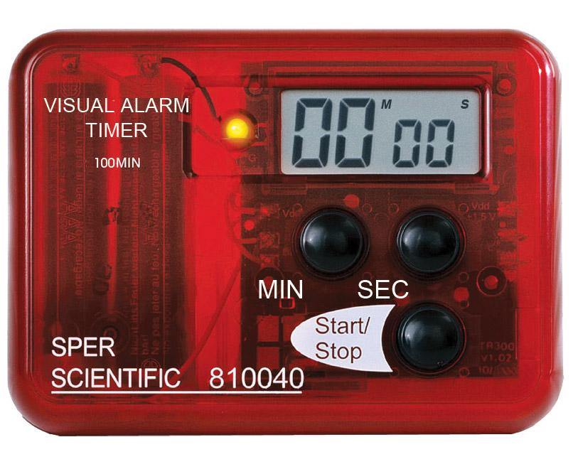 99-Minute Visual Alarm Timer - Countdown Clock for Kitchen, Classroom, and Office Use | Loud Beeping Sound for Easy Reminders