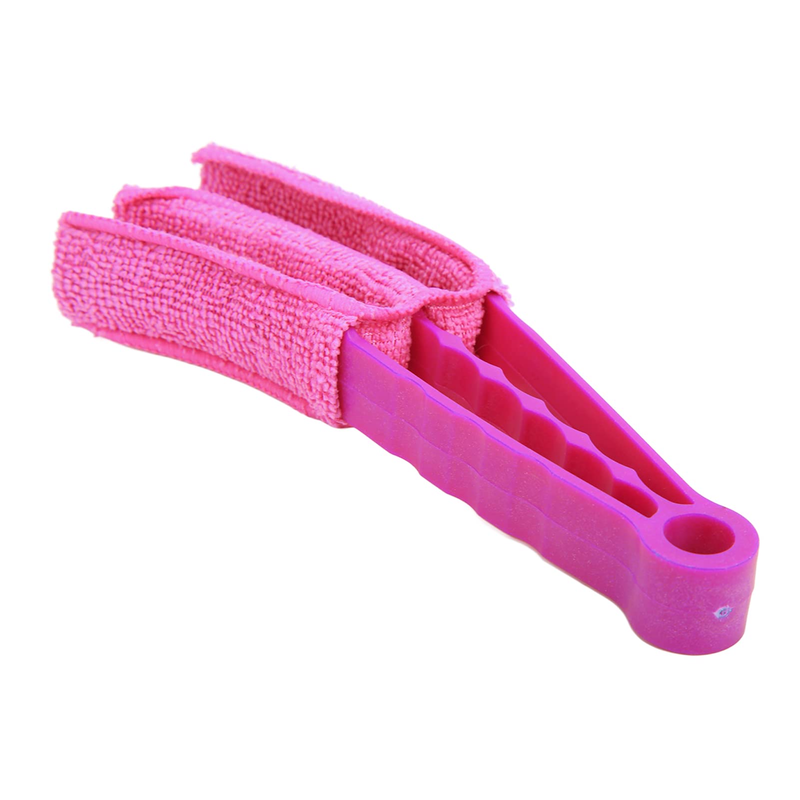 Auto Air Vent Duster - Plastic Multipurpose Microfiber Handy Blinds Cleaner for AC Vents, Shutters & Fans (Rose Red) - Perfect for Home, Office & Car Vent Cleaning