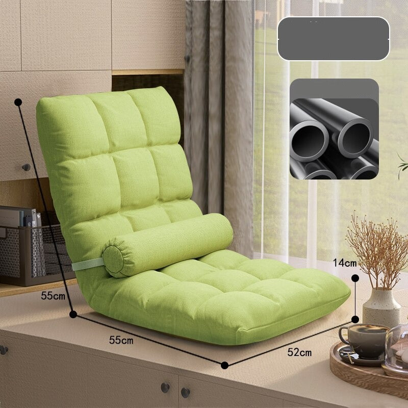 Comfortable Tatami Foldable Recliner Sofa Chair - Adjustable Backrest for Living Room, Bedroom & Outdoor Relaxation | Perfect for Lounging, Napping & Reading