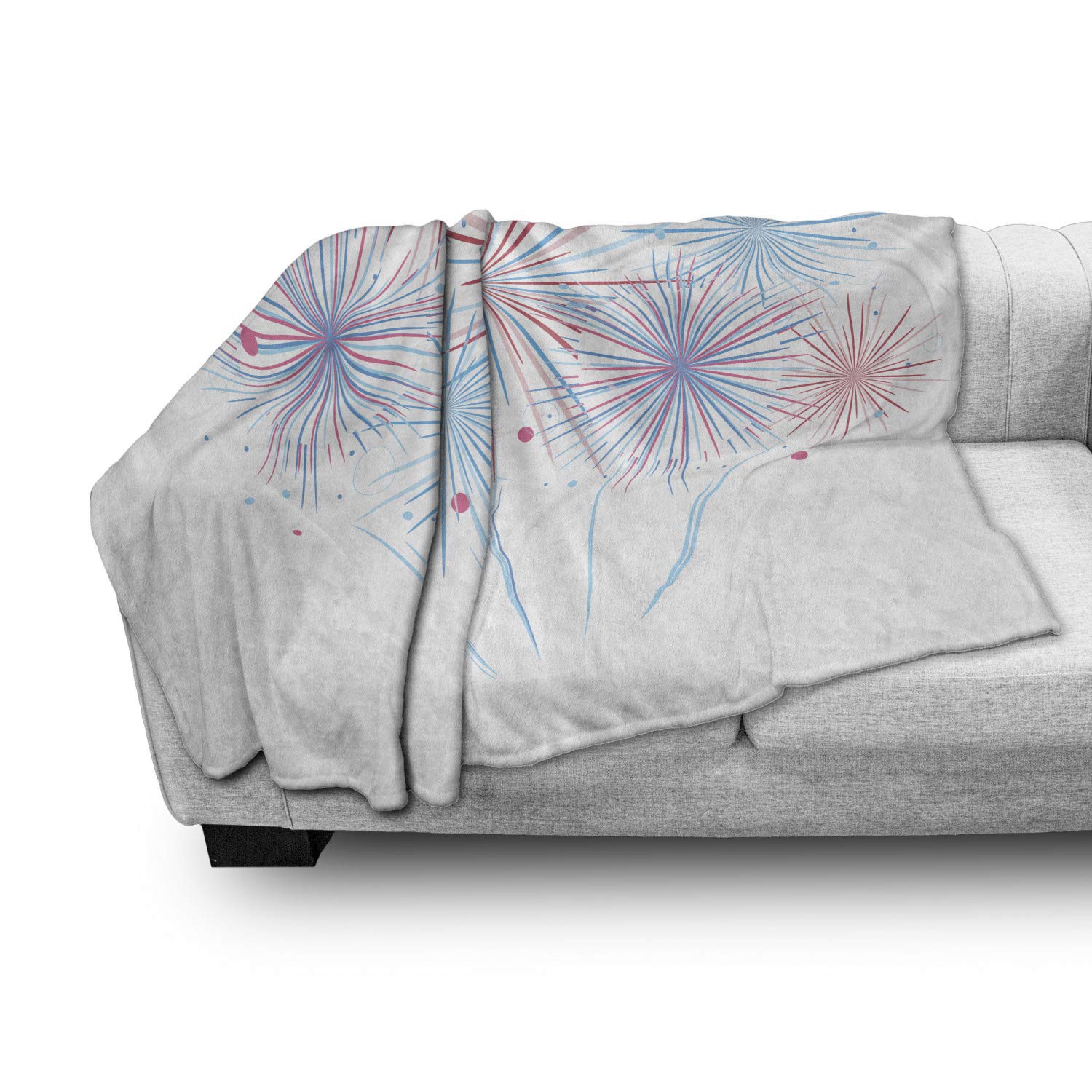 Ambesonne 4th of July Patriotic Throw Blanket - 50