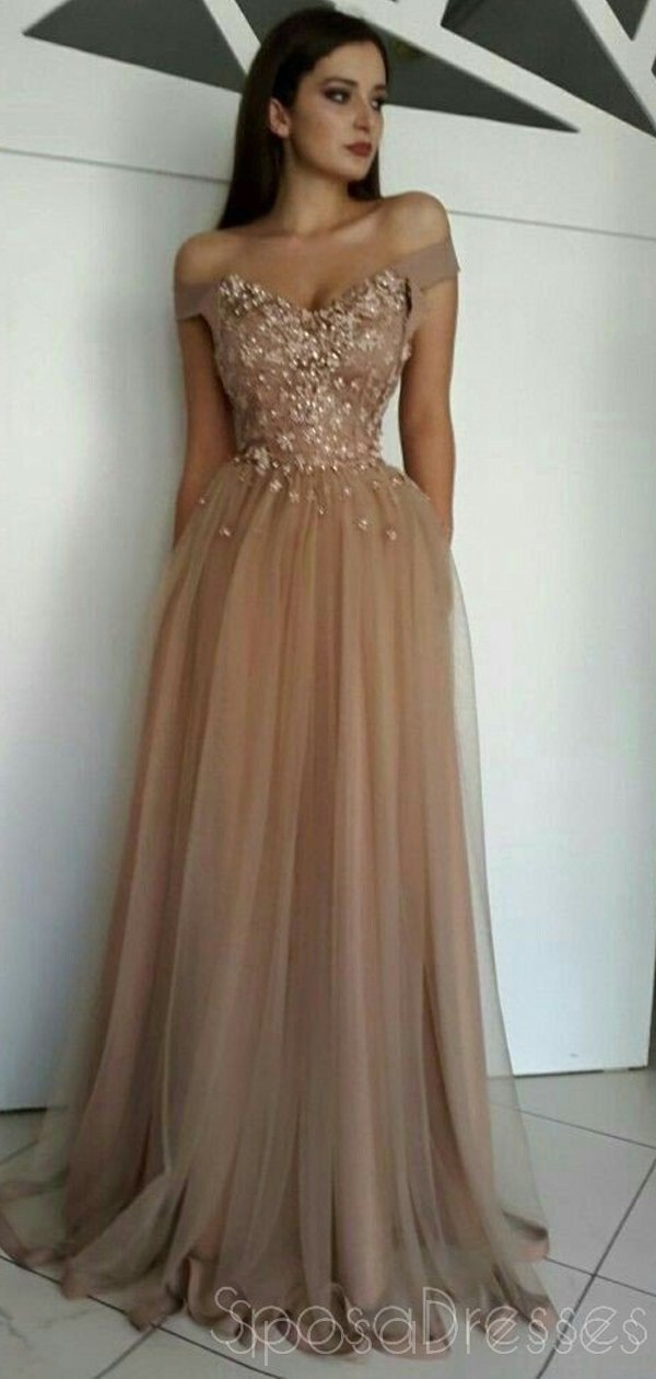 Elegant Off Shoulder Lace Beaded Long Evening Prom Dress for Women - Sweet 16 Party Gown with Floral Embroidery | Perfect for Homecoming, Formal Events & Special Occasions