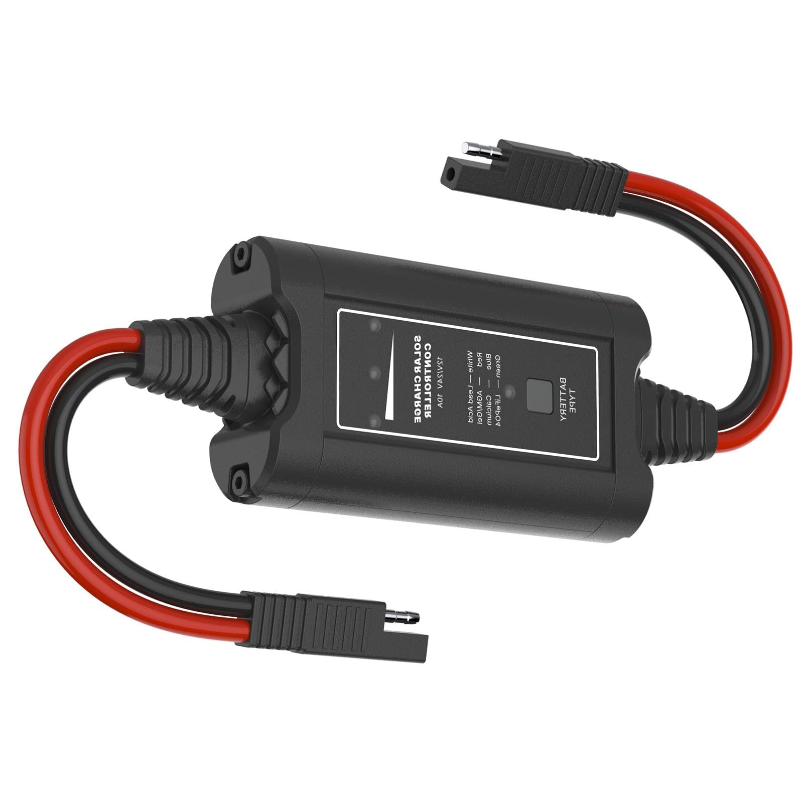 10A MPPT Solar Charge Controller - 12V/24V Intelligent Regulator for Gel, AGM, Lead-Acid & LiFePO4 Batteries - Perfect for RV, Marine, Off-Grid & Home Solar Systems