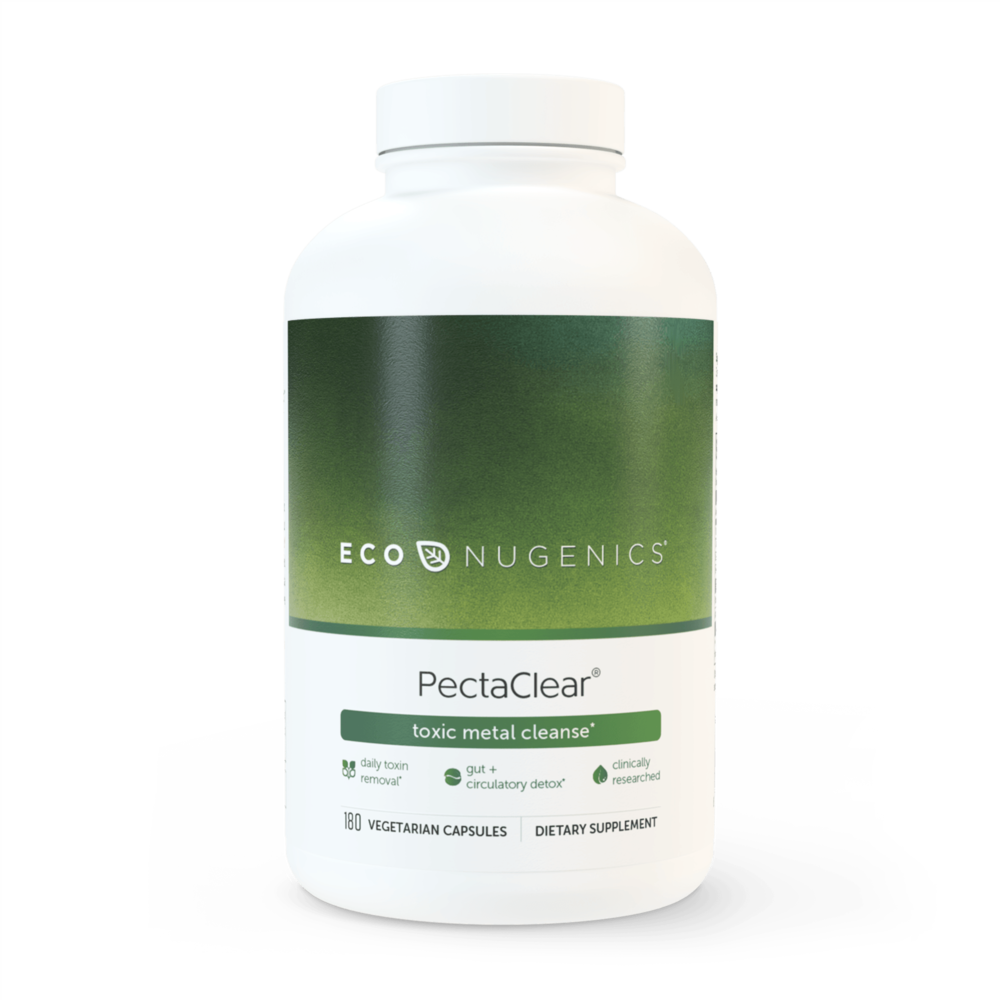 EcoNugenics Pecta Clear Detox Formula - 180 Capsules for Heavy Metal Cleansing & Immune Support | Natural Detox Supplement for Daily Wellness & Environmental Toxin Removal