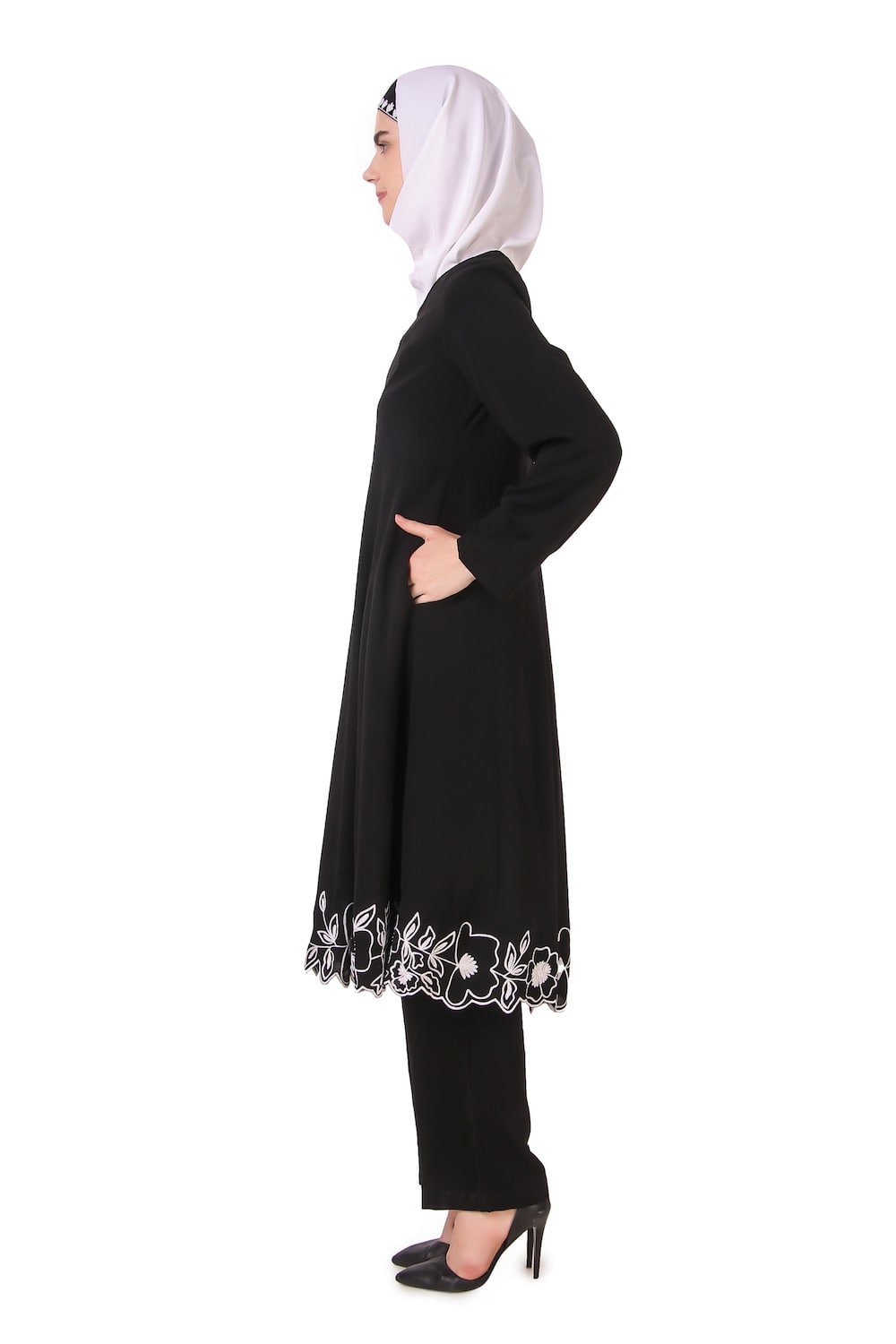 Embellished Scalped Bottom Anarkali Salwar Kameez - Traditional Indian Ethnic Dress for Women | Perfect for Weddings, Festivals & Special Occasions