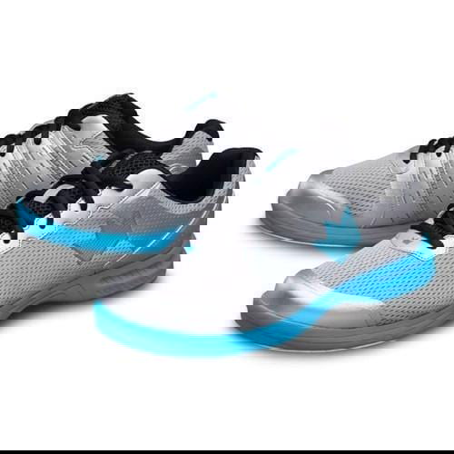 Brunswick Men's Fuze Bowling Shoes - Silver/Sky Blue | Comfortable & Durable for League Play & Casual Bowling | Perfect for Bowling Enthusiasts & Professionals