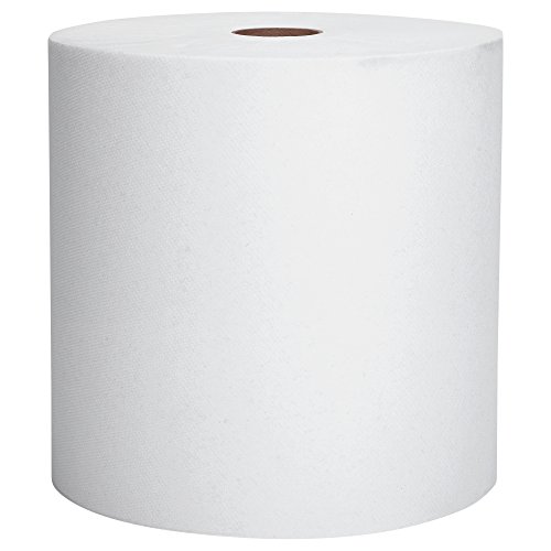 Scott Essential Hard Roll Paper Towels (28640) - White, 800' per Roll, 6 Rolls per Case (4,800' Total) - Bulk Commercial & Household Cleaning Supplies for Kitchens, Bathrooms & Offices
