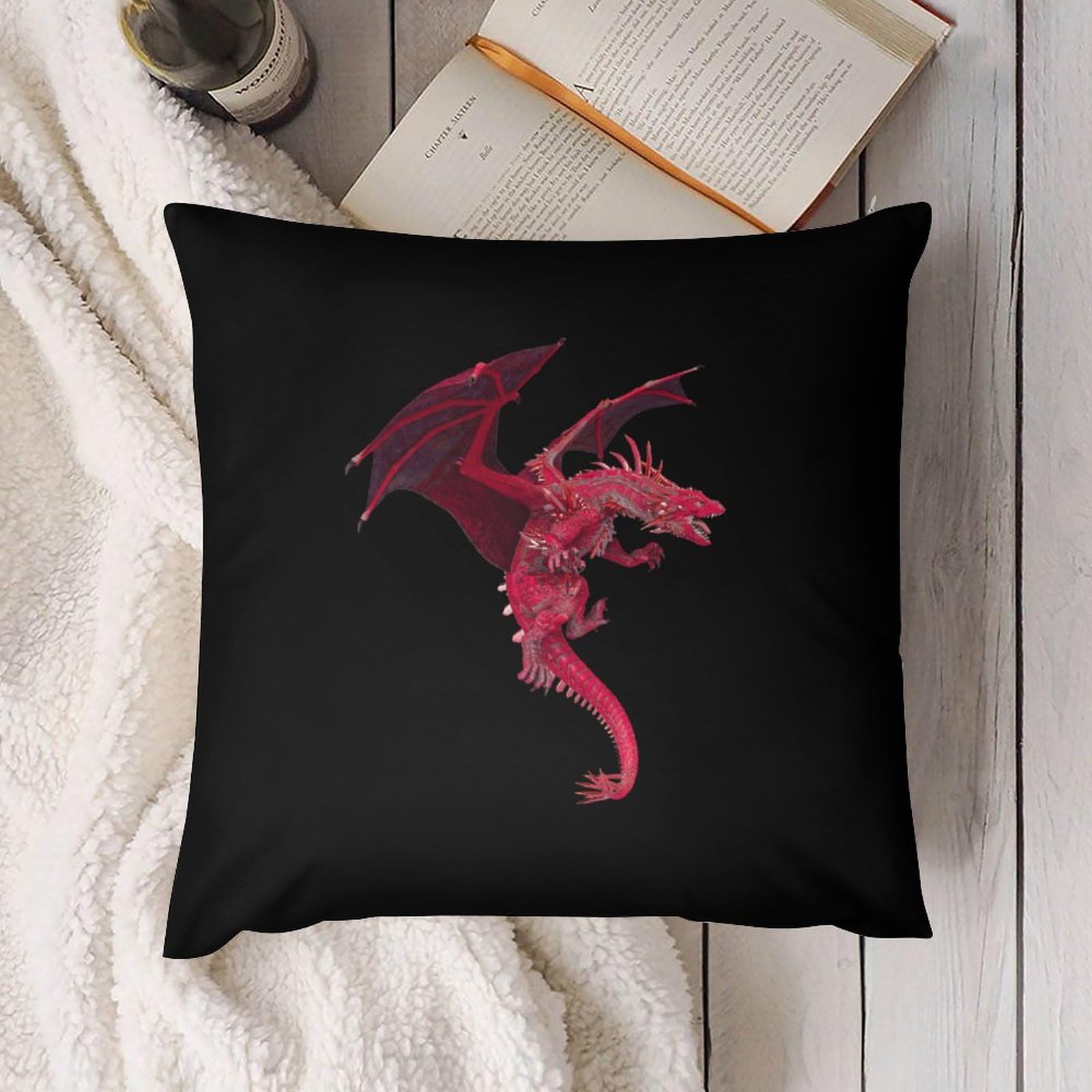 Soft Dragon Plush Pillow Covers - 12