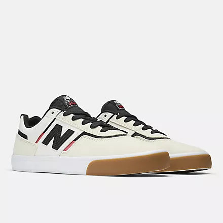 New Balance Numeric Jamie Foy 306 Skateboarding Shoes for Men - White/Black/Red - High-Performance Skate Shoes for Street & Park Skating