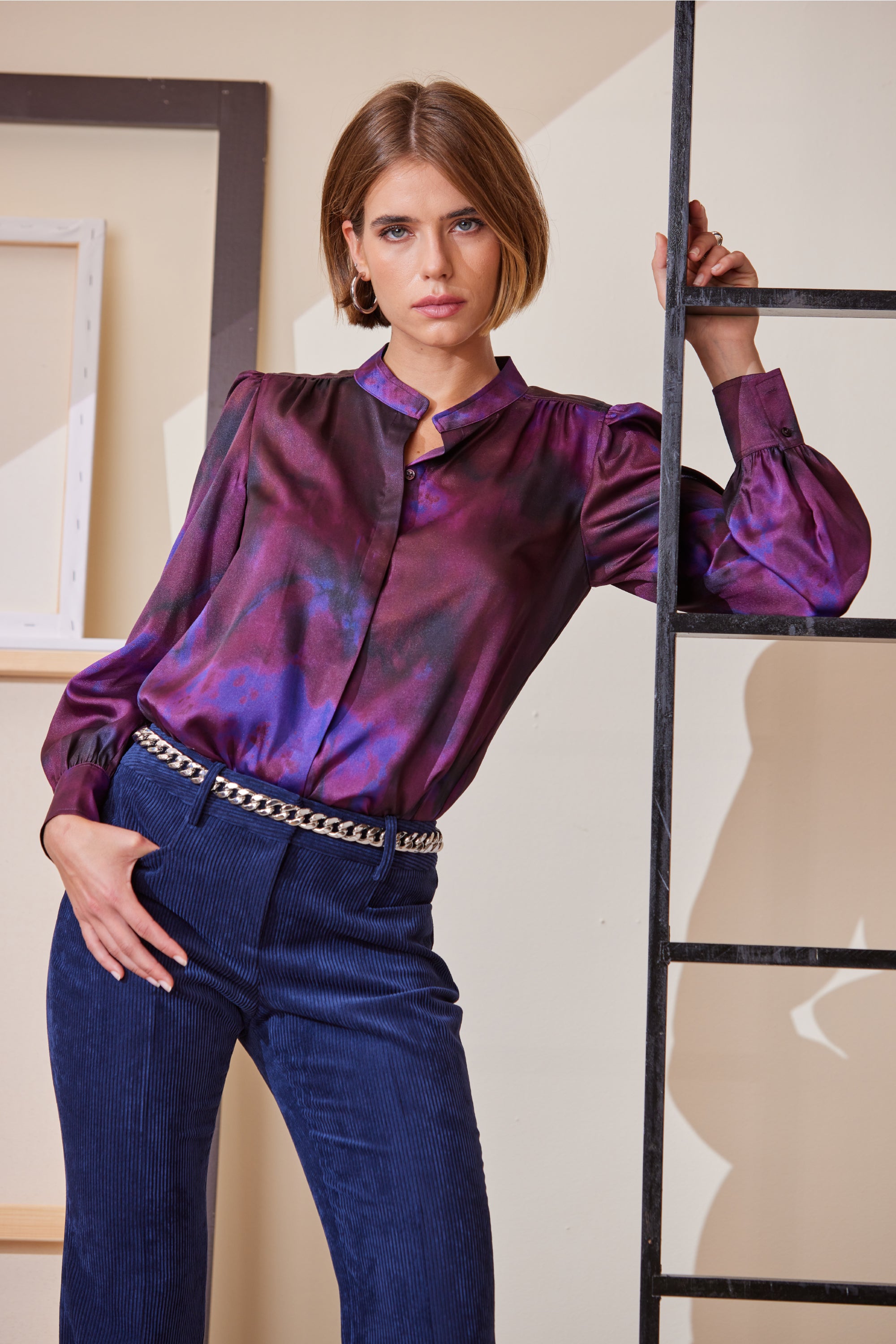 Elegant Marble Print Button Down Shirt for Men & Women | Stylish Casual & Office Wear | Perfect for Business Meetings, Dates & Everyday Outfits