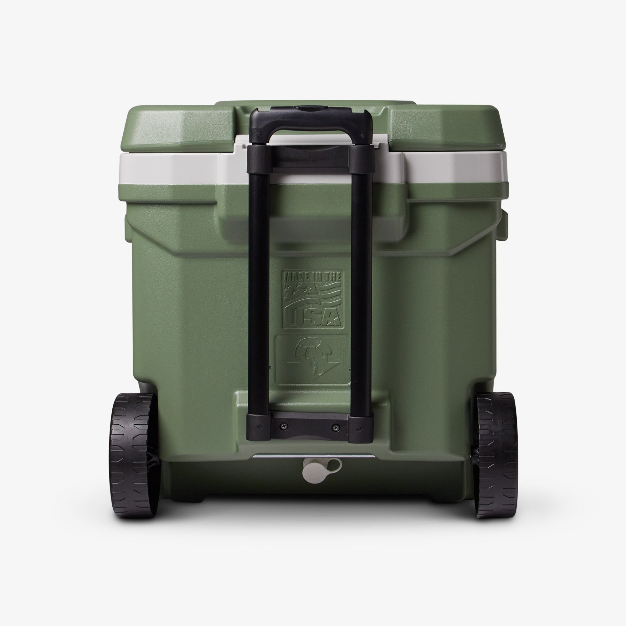 ECOCOOL Latitude 60 Qt Rolling Cooler - Portable Ice Chest for Camping, Beach, Picnics & Outdoor Adventures - Heavy Duty Wheeled Cooler with Insulation for Food & Drinks
