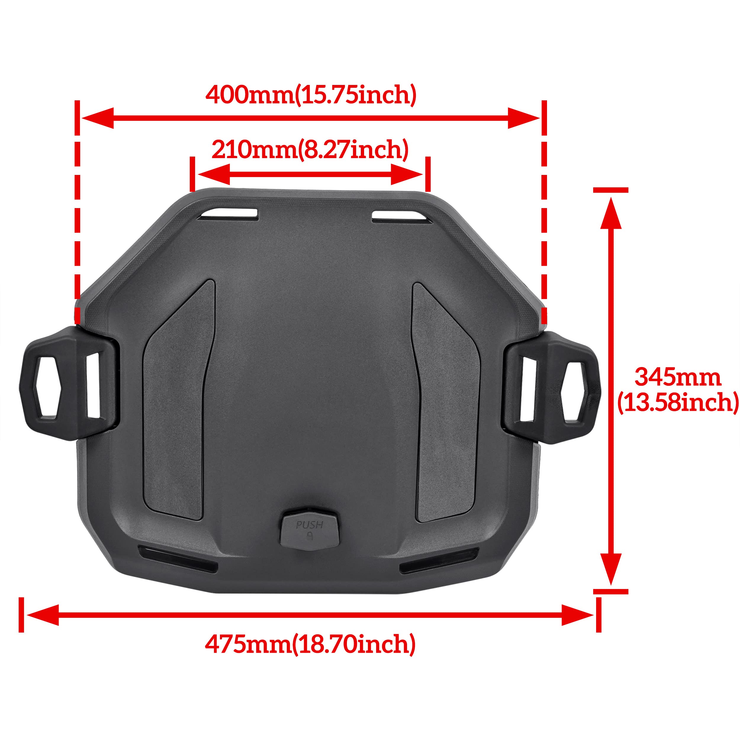 Can-Am Ryker Rear Rack Kit - SAUTVS Support Rack for Ryker 600, 900 Sport & Rally Edition Models (Replaces #219400965) | Durable Motorcycle Cargo Carrier for Storage & Adventure Accessories