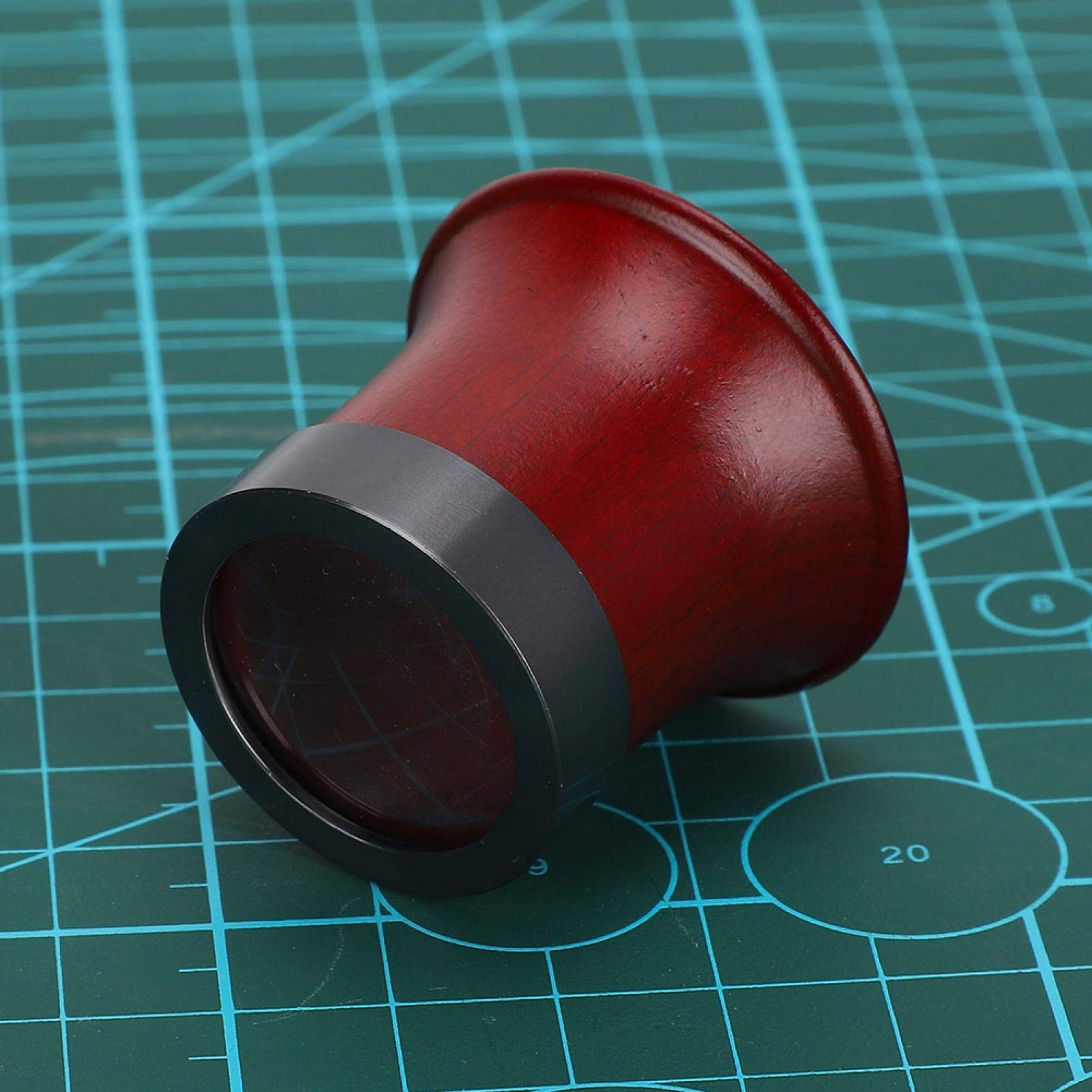 Professional 10X Magnifying Glass Loupe for Watch Repair - High Precision Red Glass Lens, Durable & Ergonomic Design - Perfect for Jewelry Making, Electronics Repair & Detailed Craft Work