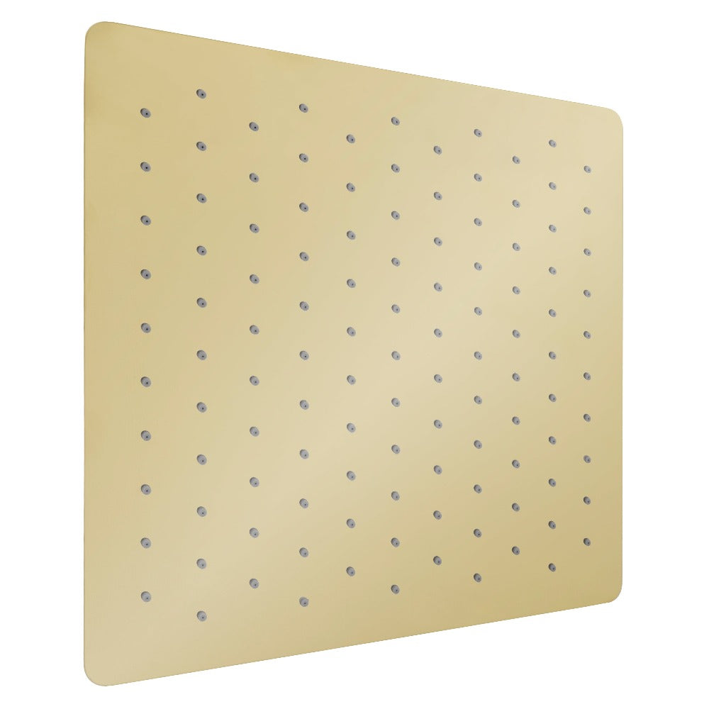 ZLINE Bliss 16 Inch Polished Gold Rainfall Shower Head - High Pressure Luxury Bathroom Fixture for Spa-Like Relaxation (BLS H16 PG) | Perfect for Master Bathrooms & Modern Home Upgrades