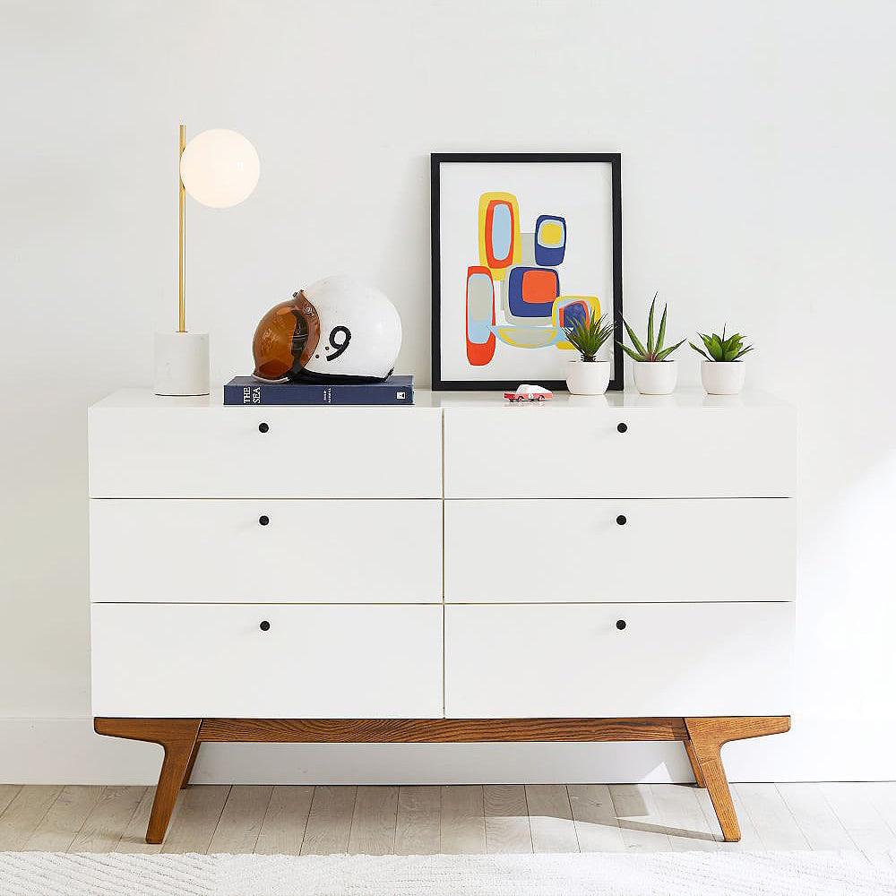 Modern Sphere & Stem Table Lamp - Adjustable LED Desk Light for Home Office, Bedroom, and Living Room - Perfect for Reading, Working, and Ambient Lighting