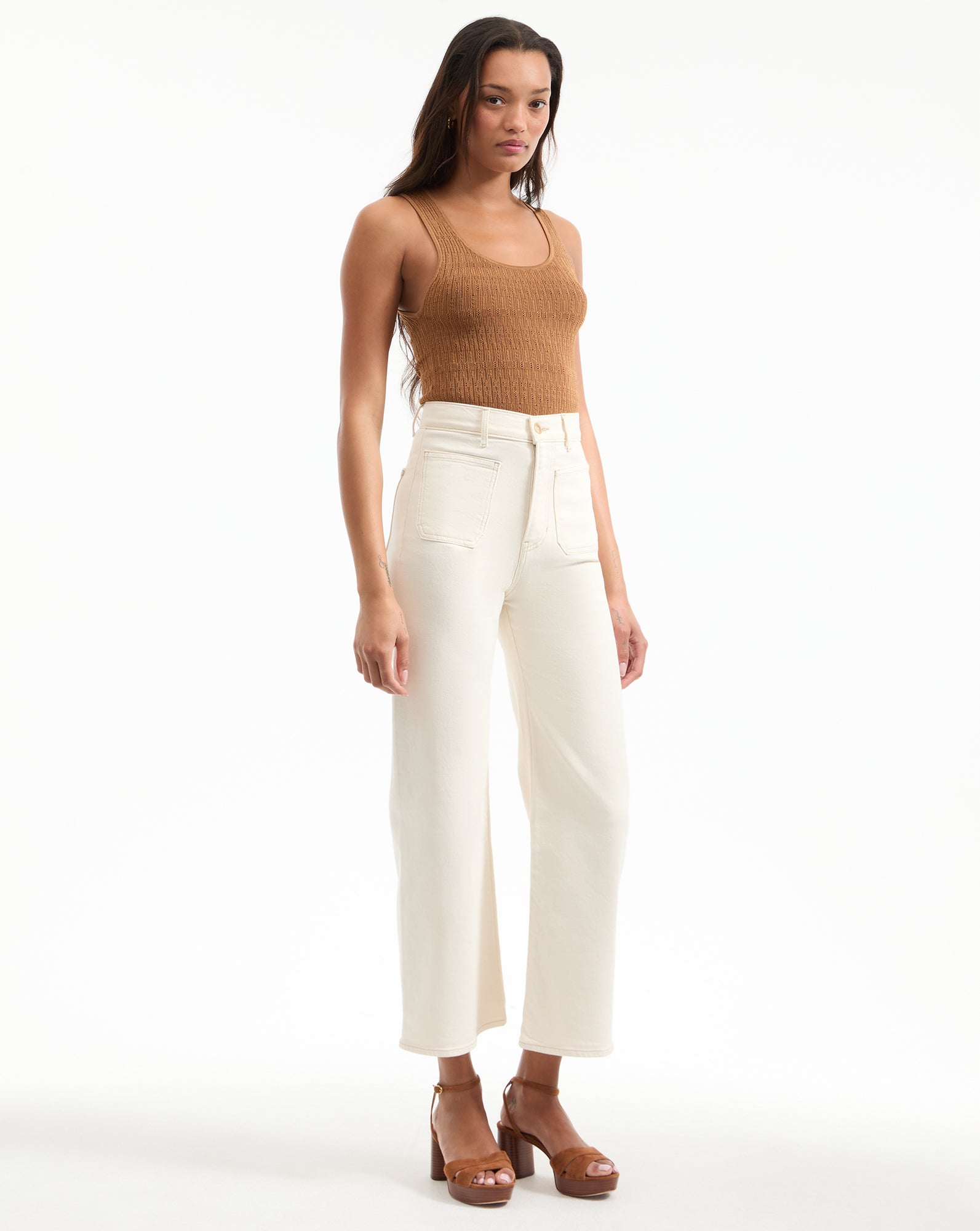Best Women's High Waist Wide Leg Jeans - Comfortable Stretch Denim Pants for Casual & Office Wear | Trendy Plus Size & Petite Options Available