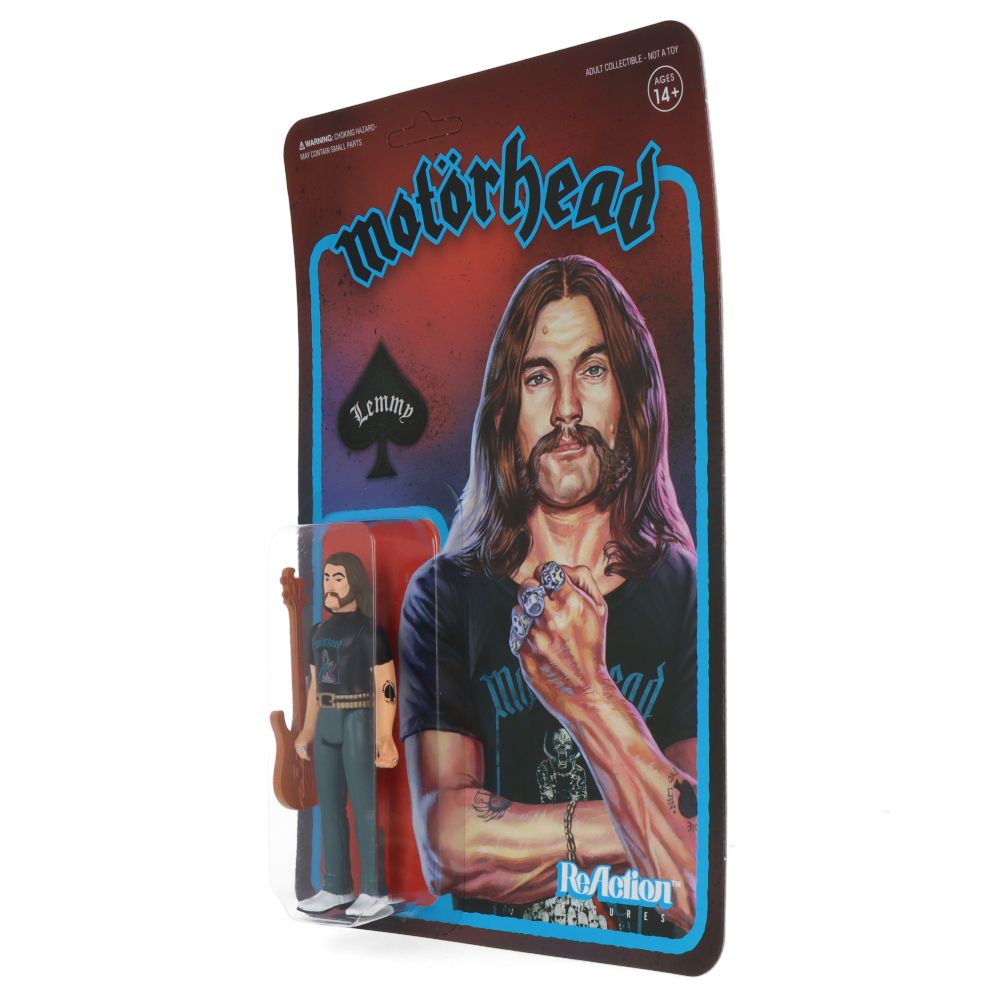 Lemmy Kilmister Motorhead ReAction Figure - Collectible Rock Music Merchandise for Fans & Home Decor