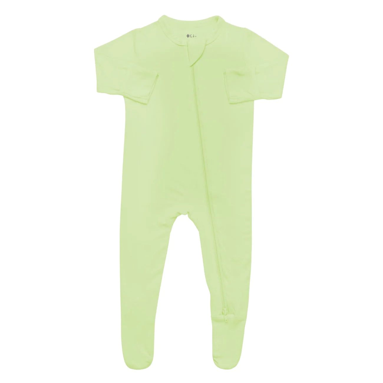 Soft & Cozy Zippered Footie Pajamas for Baby - Pistachio Green | Perfect for Sleepwear, Playtime & Loungewear
