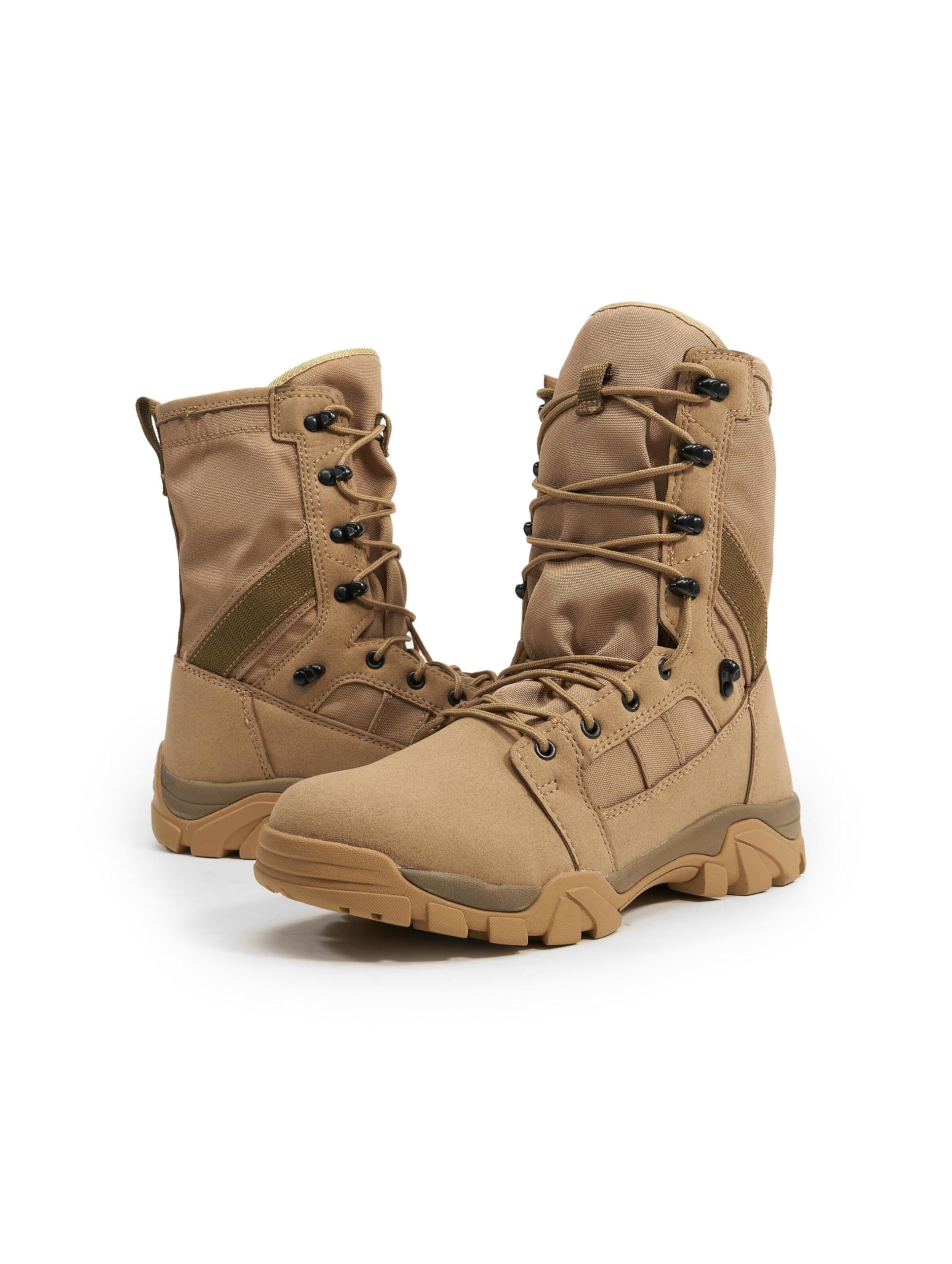 Premium Black Defense Boots - Tactical Military & Work Boots for Men & Women - Durable, Comfortable & Slip-Resistant for Outdoor, Hiking & Work Safety
