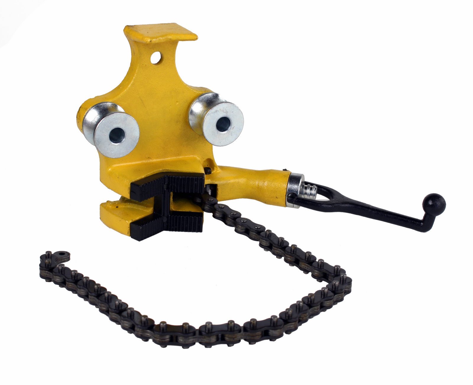 Steel Dragon Tools BC 510 6-inch Heavy Duty Bench Chain Pipe Vise - Perfect for Plumbing, HVAC, and Metalworking Projects