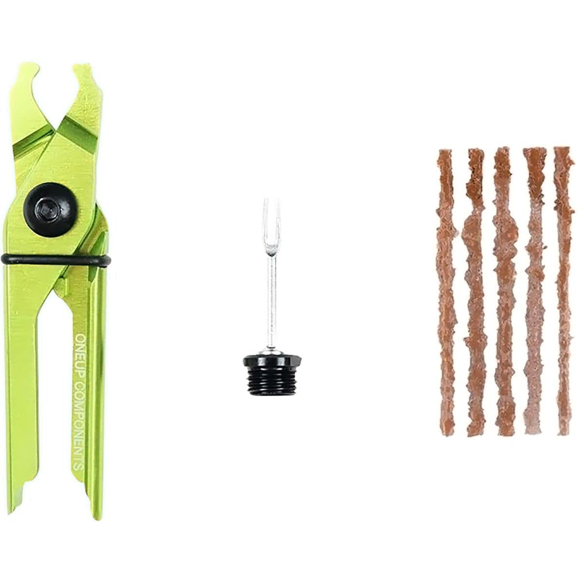 OneUp Components EDC Plug Pliers Kit - Green | Compact Multi-Tool for Bike Repair & Outdoor Adventures | Perfect for Cycling, Hiking & Emergency Kits