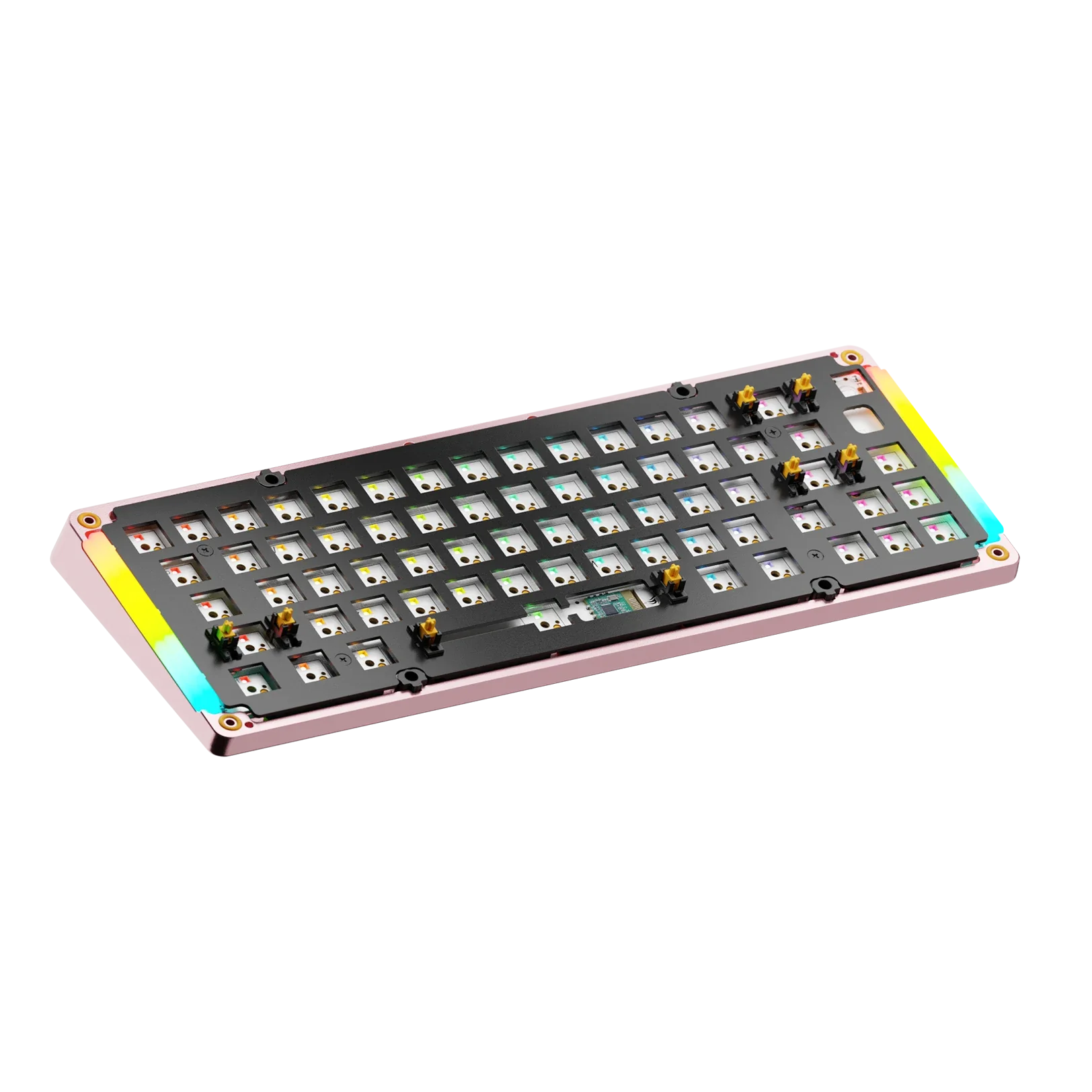 GMMK 3 Mechanical Keyboard Bottom Case - Metal Arcade Pink 65% Layout | Perfect for Gaming, Typing & Custom Keyboard Builds