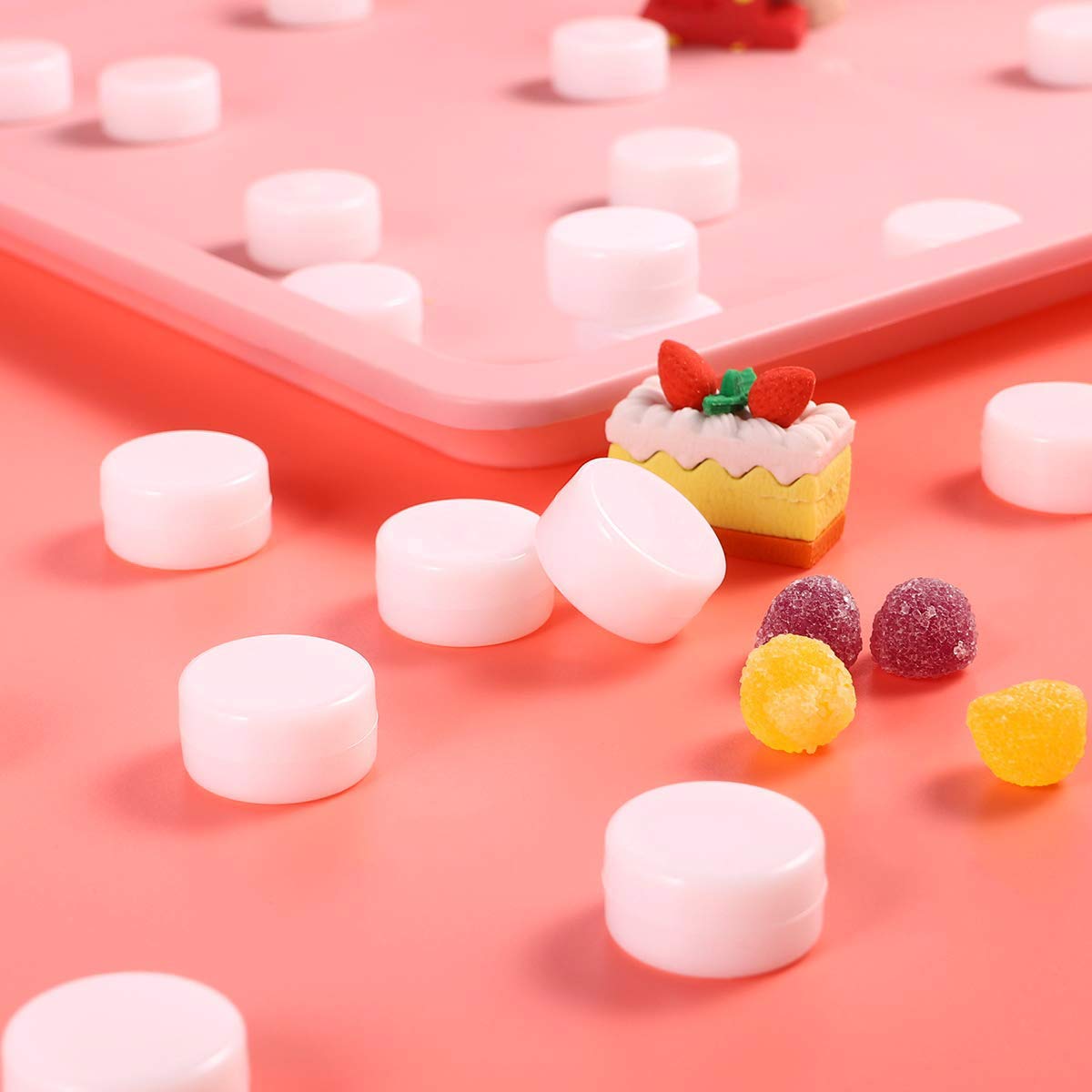 55pcs Noise Maker Insert Rattle Toy - 22mm & 18mm Rattles for Baby Toys & Pet Dog Chew Toys Repair - Perfect for DIY Fixes, Puppy Teething, and Infant Sensory Play