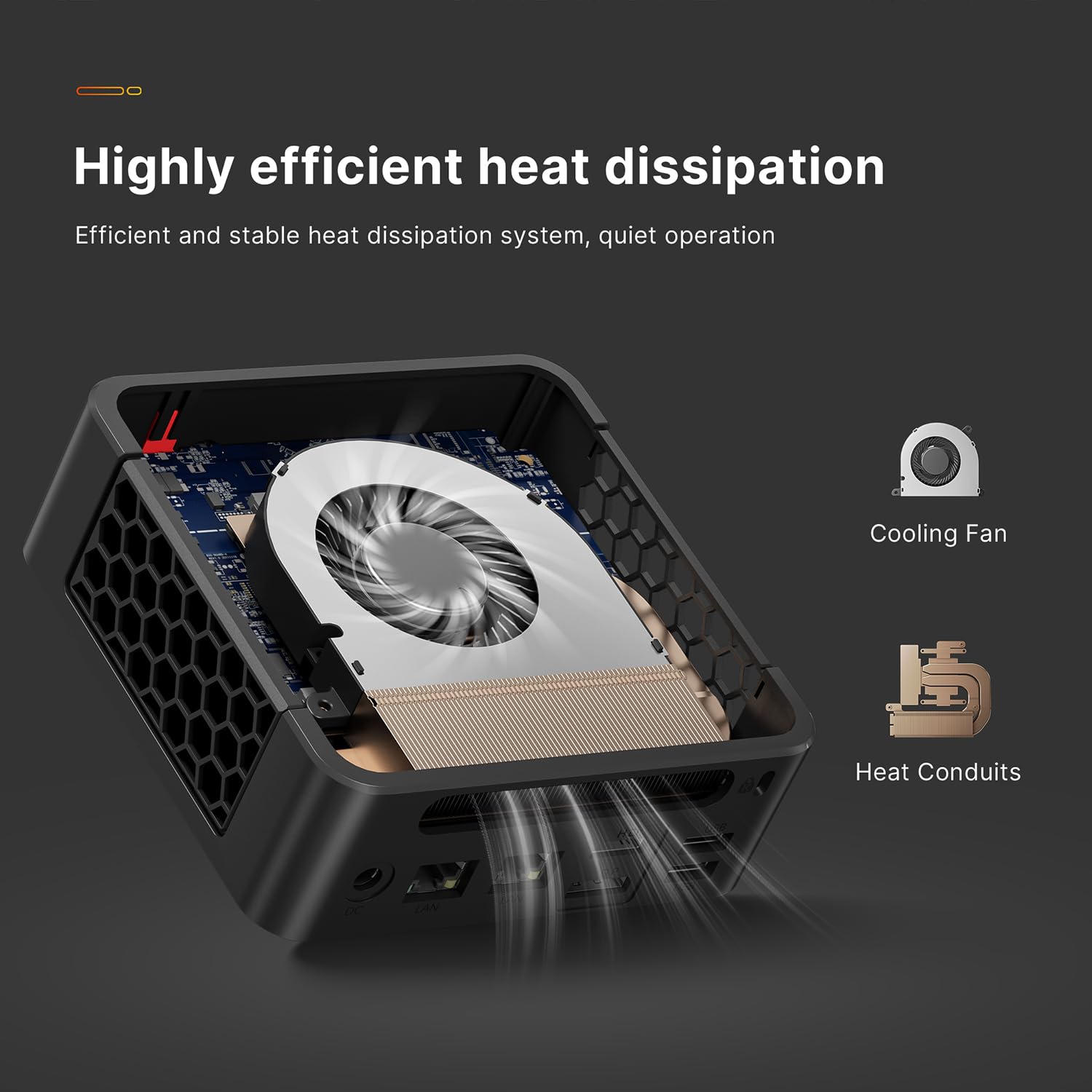 BOSGAME P4 Mini Gaming PC with AMD Ryzen 7 5700U, 32GB DDR4 RAM, 1TB SSD, Windows 11 Pro - Dual LAN, WiFi 6, BT5.2, 4K Triple Display Support - Compact Desktop Computer for Gaming, Office Work & Home Entertainment