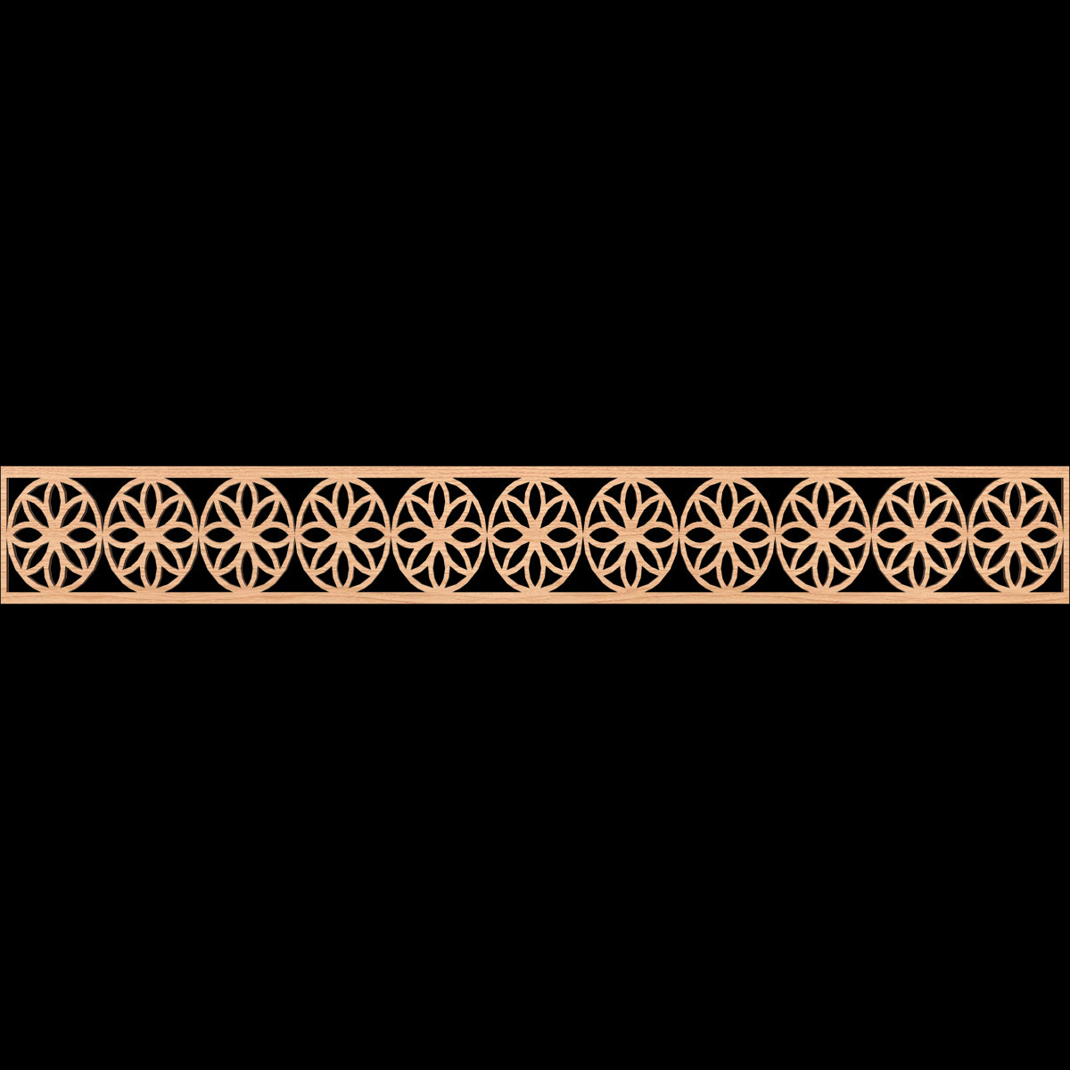Blume Fretwork Moulding - Decorative Wood Trim for Home & Furniture DIY Projects | Perfect for Crown Molding, Wall Paneling & Cabinet Accents