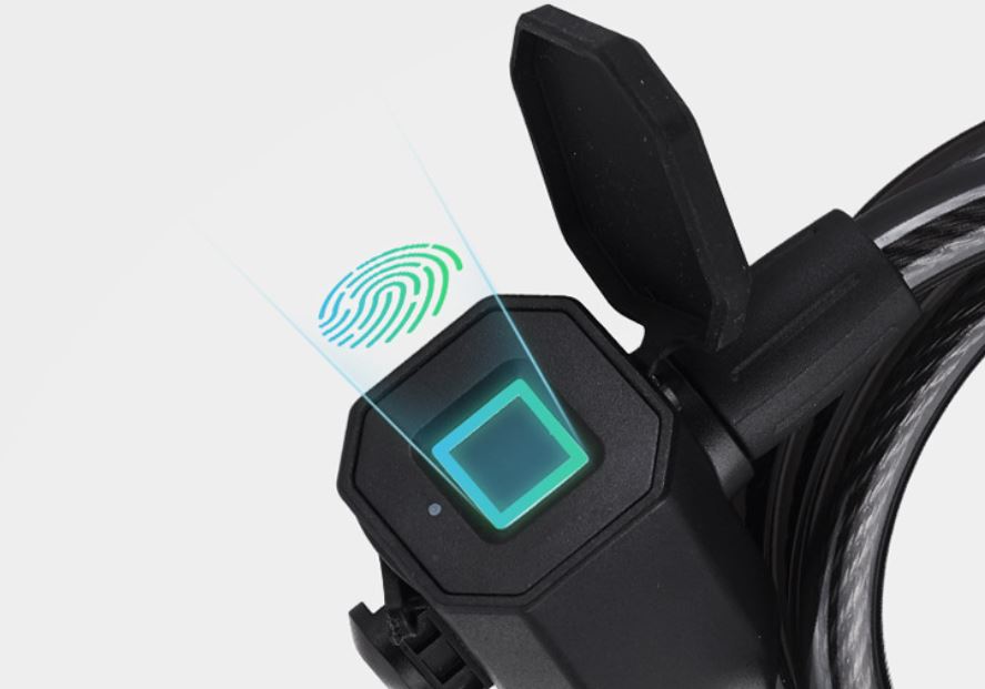 Milex Fingerprint Bike Lock - Secure & Keyless Bicycle Lock with Biometric Technology - Perfect for Commuting, Cycling & Outdoor Adventures