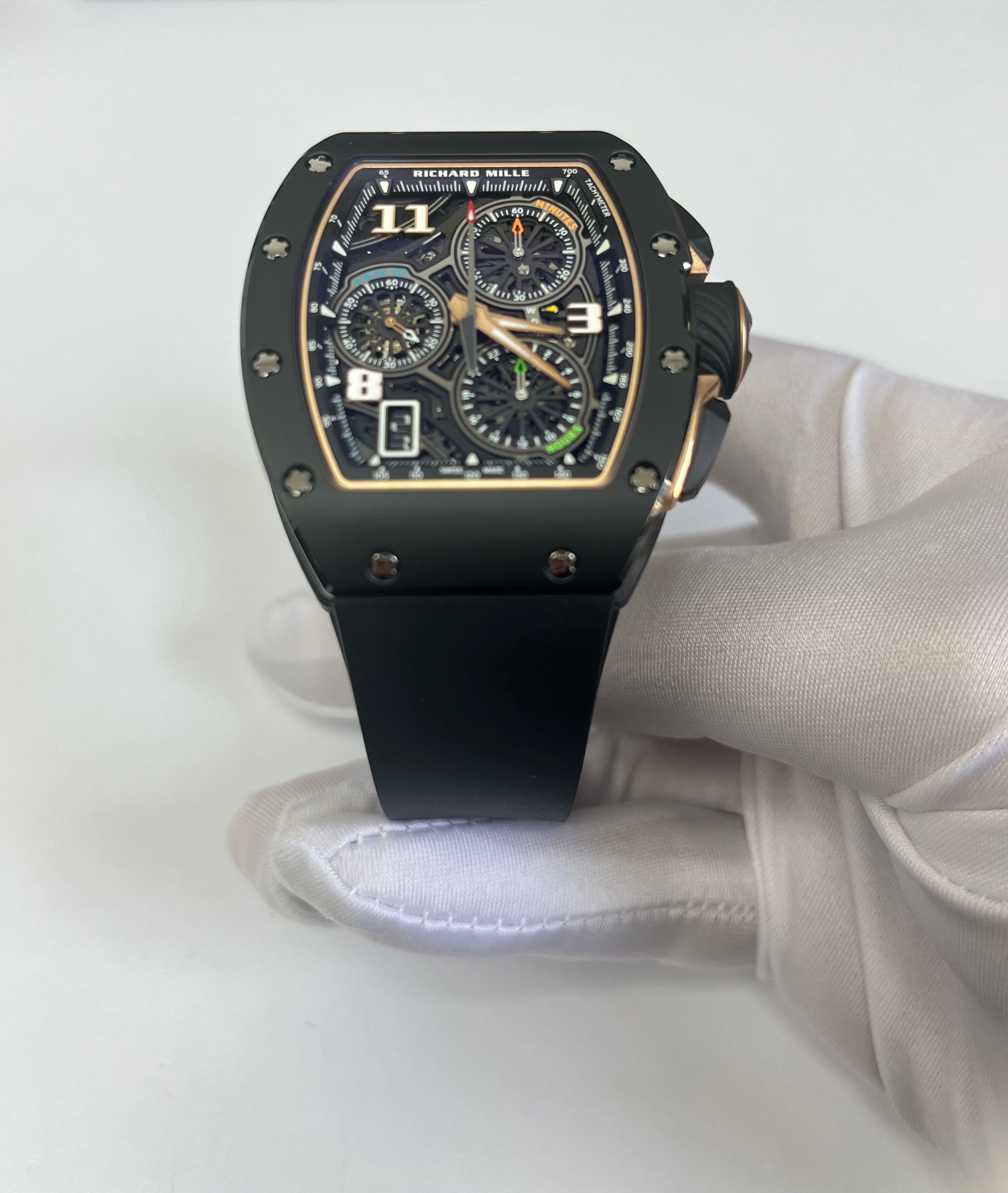 Richard Mille RM72-01 Automatic Winding Flyback Chronograph Watch - Black Ceramic Case for Men | Luxury Sports & Lifestyle Timepiece | Perfect for Racing, Aviation & High-End Events
