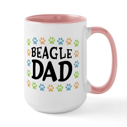 White/Pink Inside - Beagle Dad
