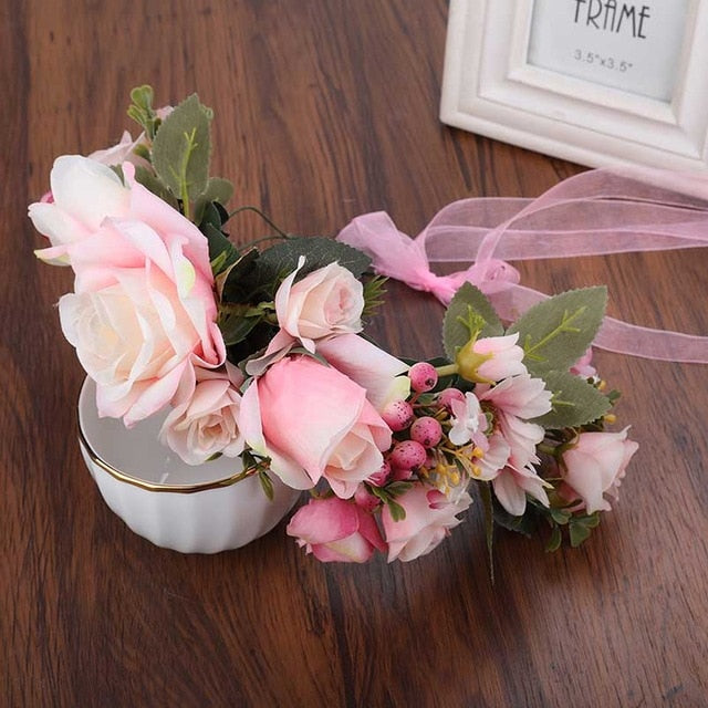 Beautiful Floral Wreath for Home Decor - Perfect for Weddings, Parties & Wall Decorations