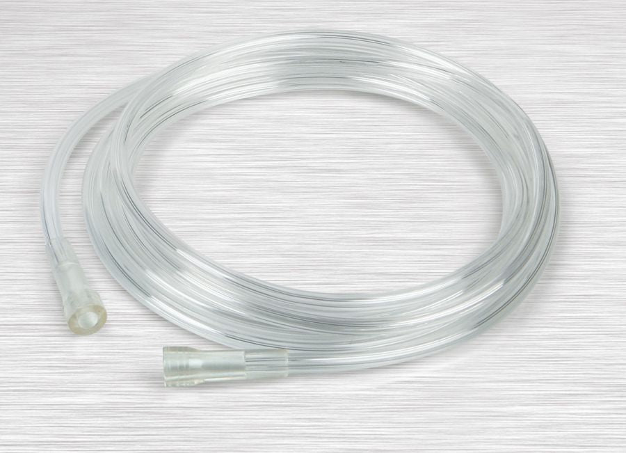 Crush Resistant Oxygen Tubing - 7 Feet Clear Medical Grade for Home & Travel Use - Ideal for CPAP, Oxygen Concentrators & Respiratory Therapy
