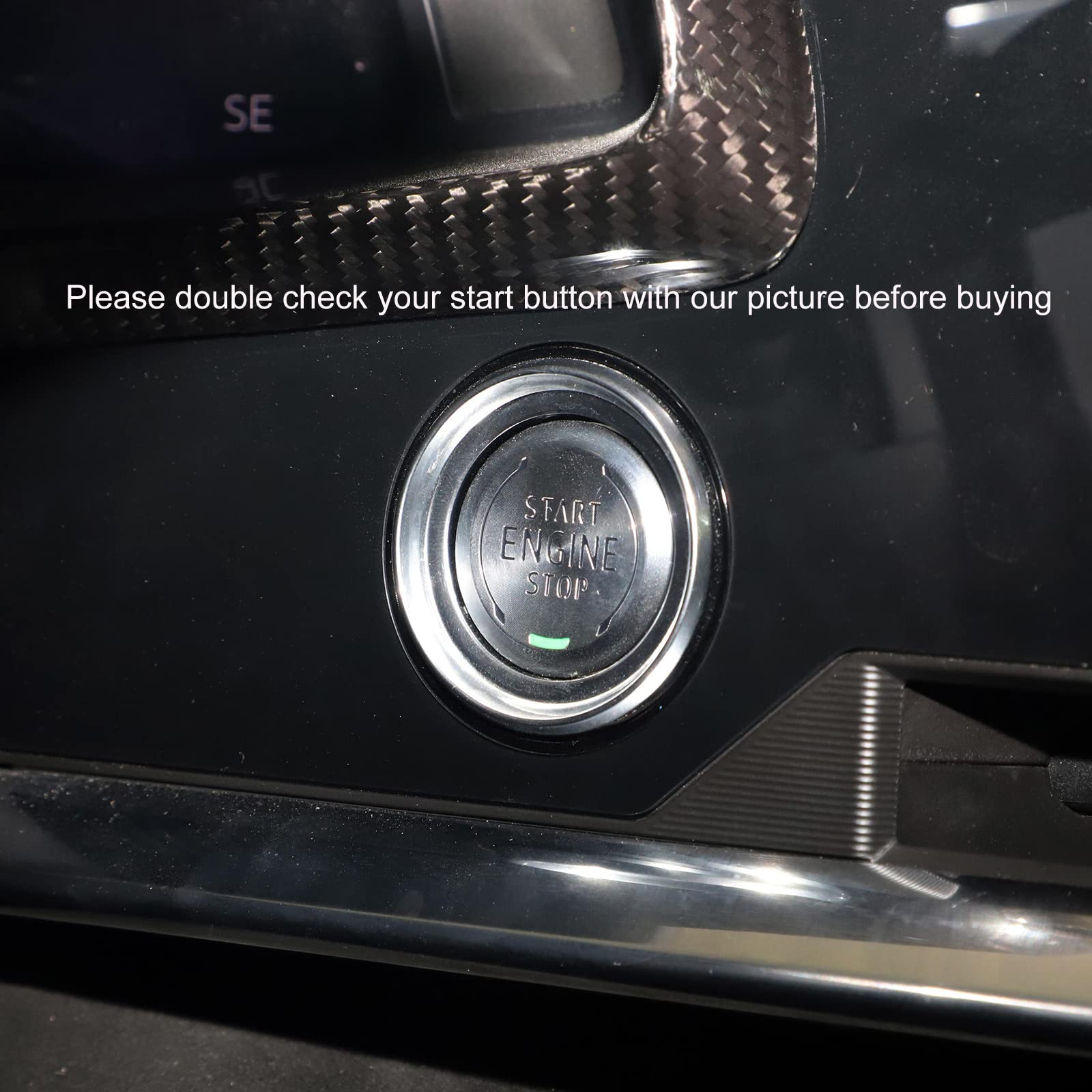 Chevrolet C8 Corvette 2020-2022 Alloy Engine Start Stop Button Overlay - Red & Blue Options | Premium Car Accessory for Enhanced Interior Styling & Customization