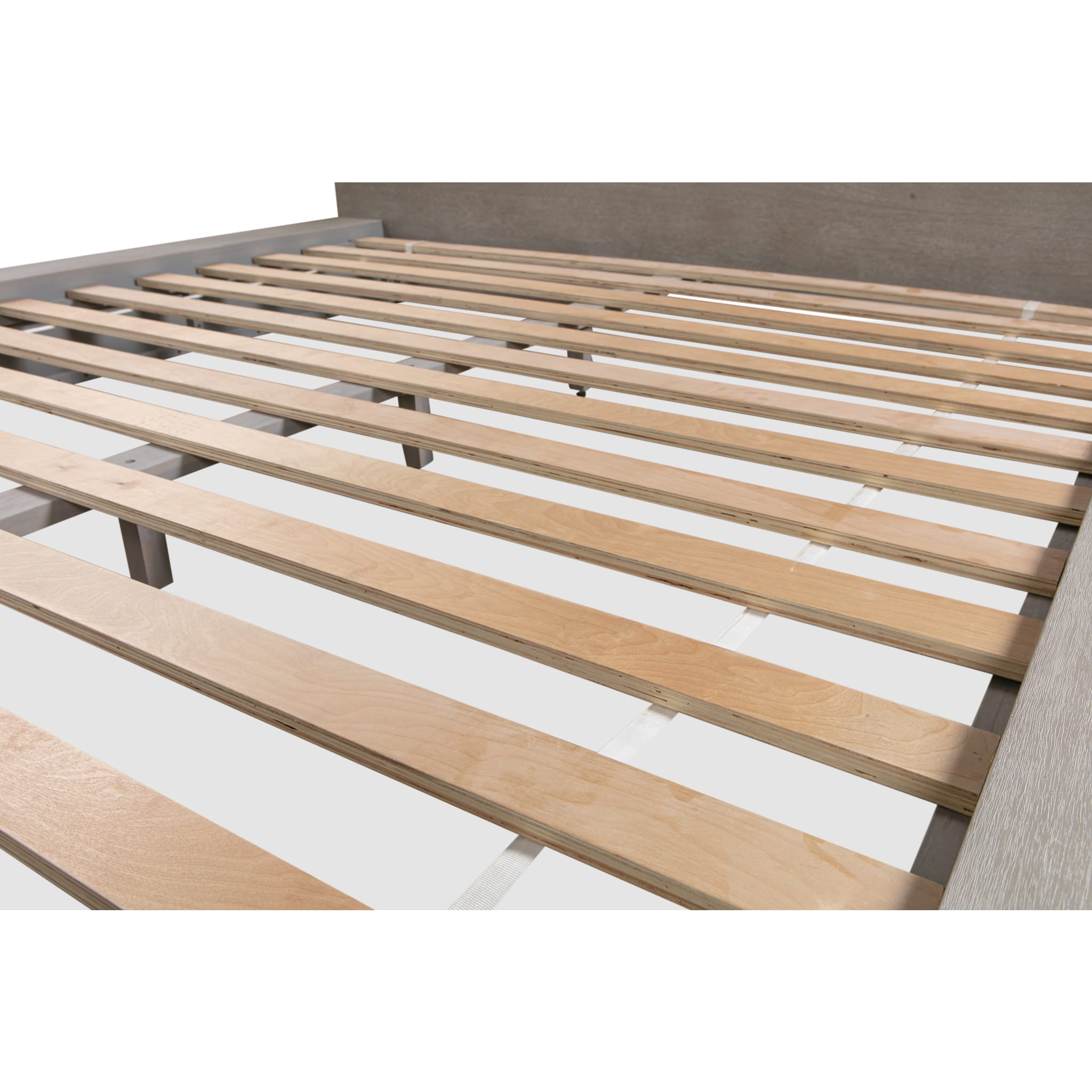 Melbourne Solid Wood Platform Bed Frame - Minimalist Design, Natural Mineral Finish - Perfect for Modern Bedrooms & Guest Rooms
