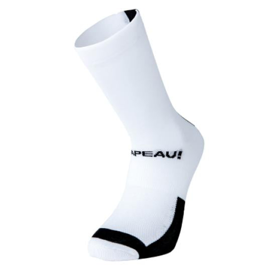 Lightweight Performance Socks for Men & Women - Breathable Athletic Socks (Black/White, Size 44-47) - Perfect for Running, Hiking, and Everyday Comfort