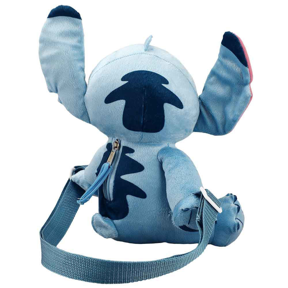 Disney Stitch Plush Stuffed Animal Crossbody Backpack for Women & Girls - Cute Kawaii Lilo & Stitch Cosplay Accessory for School, Travel, and Disney Parks