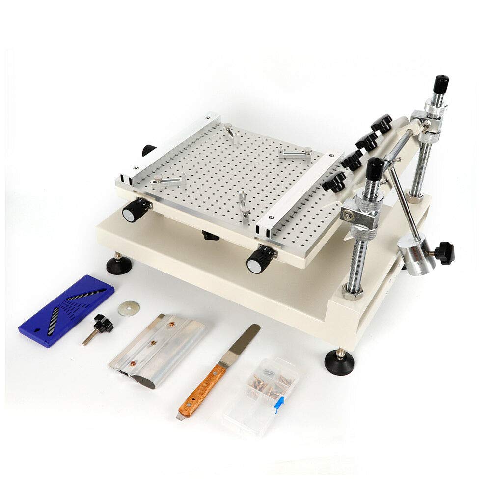 3040 Solder Paste Printer - Manual SMT Screen PCB Stencil Printer with 250x400mm Print Size for DIY Electronics & PCB Prototyping