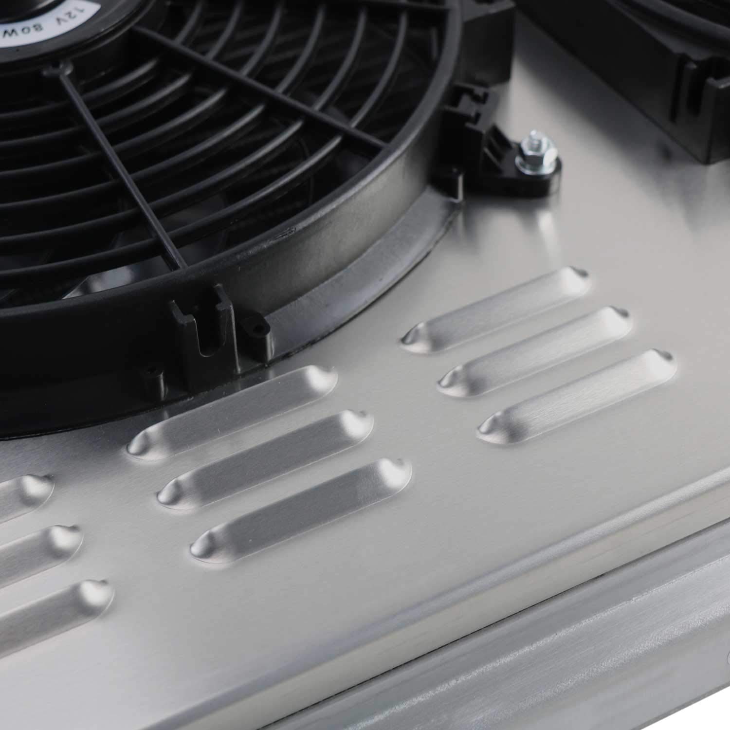 ECMRAD 4-Row Aluminum Radiator for 1982-1987 Chevrolet El Camino & Grand Prix - High Performance Cooling with Shroud Fans Combo - Perfect for Street Racing, Hot Rods & Classic Car Restoration