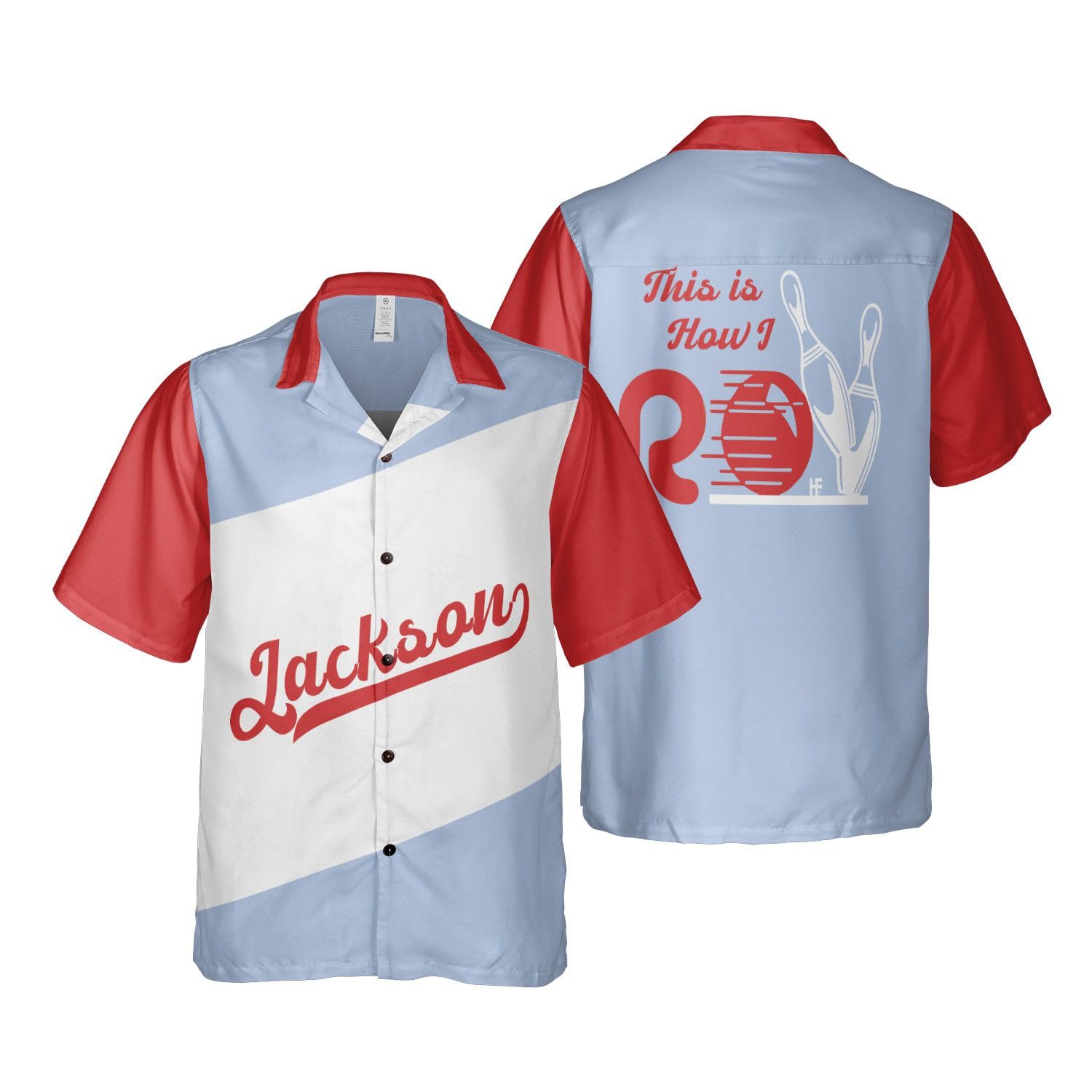Custom Personalized Bowling Shirts with Names for Men & Women - Vintage Hawaiian Style Bowling Team Shirts - Perfect for Bowling Leagues, Tournaments & Themed Parties