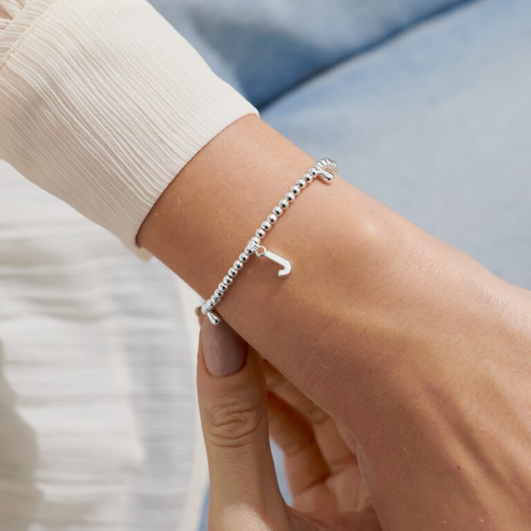 Joma Jewellery Alphabet 'J' Bracelet - Elegant Initial Letter Jewelry for Women, Perfect for Gifts, Daily Wear & Special Occasions