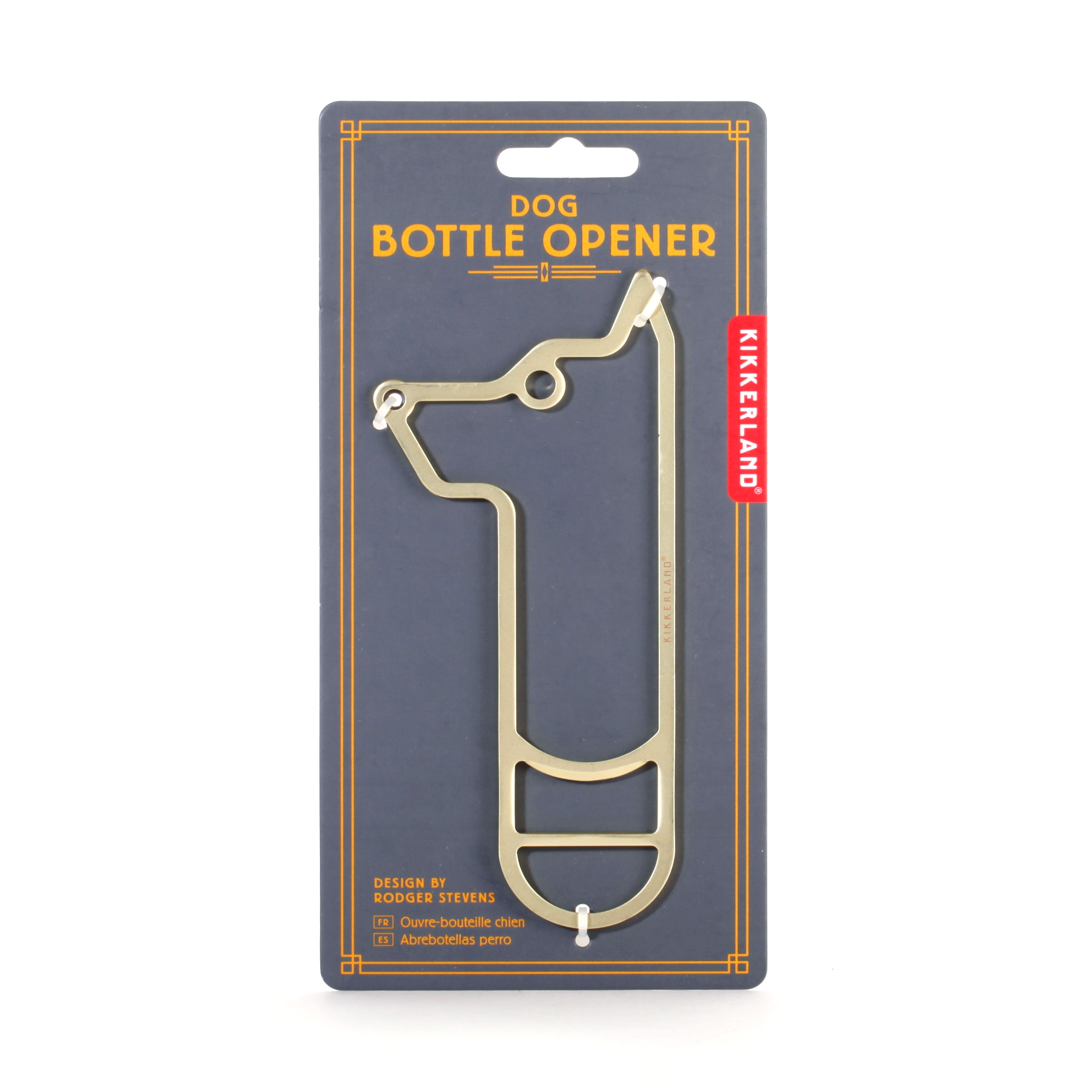 Dog Bottle Opener for Beer & Soda - Stainless Steel Pet-Themed Bottle Opener - Perfect for Dog Lovers, Parties, BBQ & Outdoor Gatherings