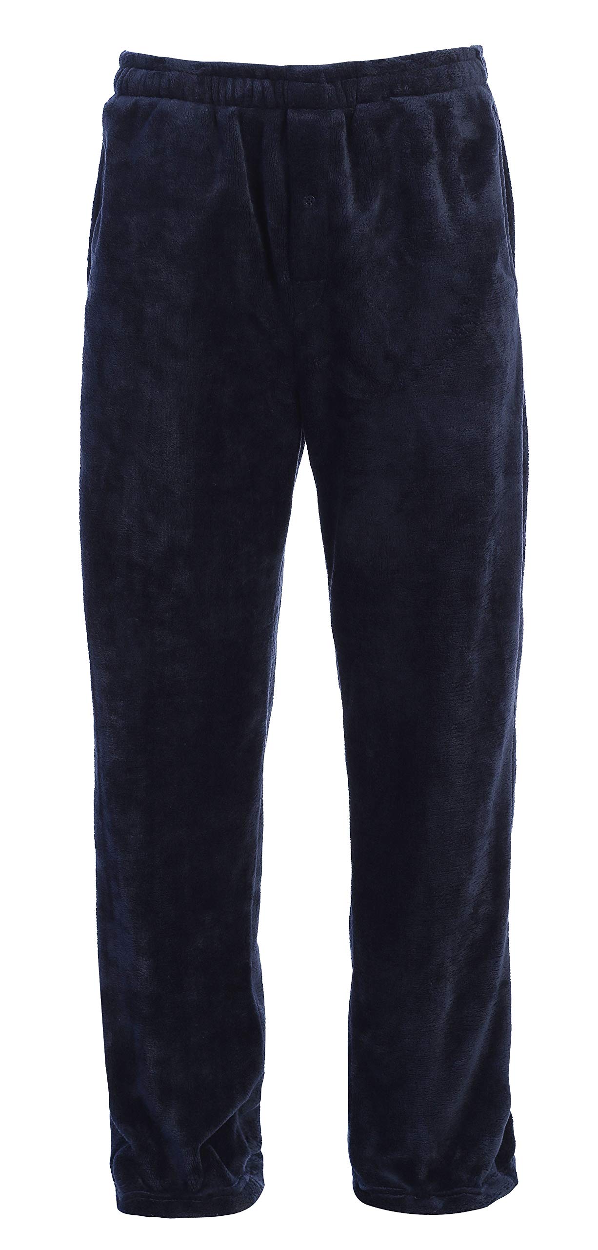 Gioberti Men's Super Soft Plush Pajama Pants - Cozy Lounge Pants for Relaxing at Home, Sleepwear & Comfortable Winter Pajama Bottoms