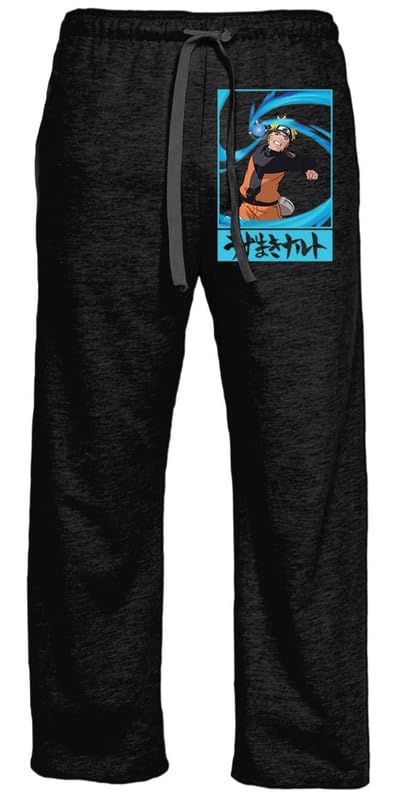Naruto Shippuden Akatsuki Organization Lounge Pants for Adults - Comfortable Anime Cosplay Pajama Pants for Men & Women - Perfect for Home, Lounge, and Anime Conventions