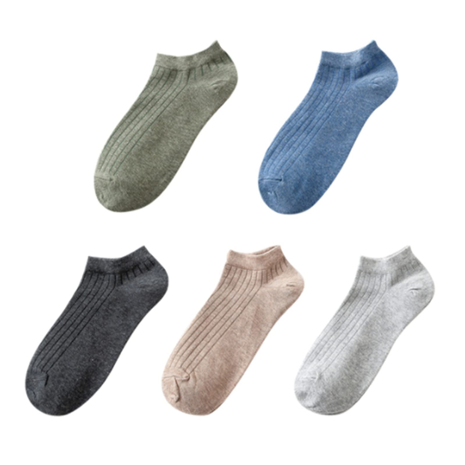 Women's Ankle Socks 5-Pack - Lightweight Athletic Socks for Summer & Sports