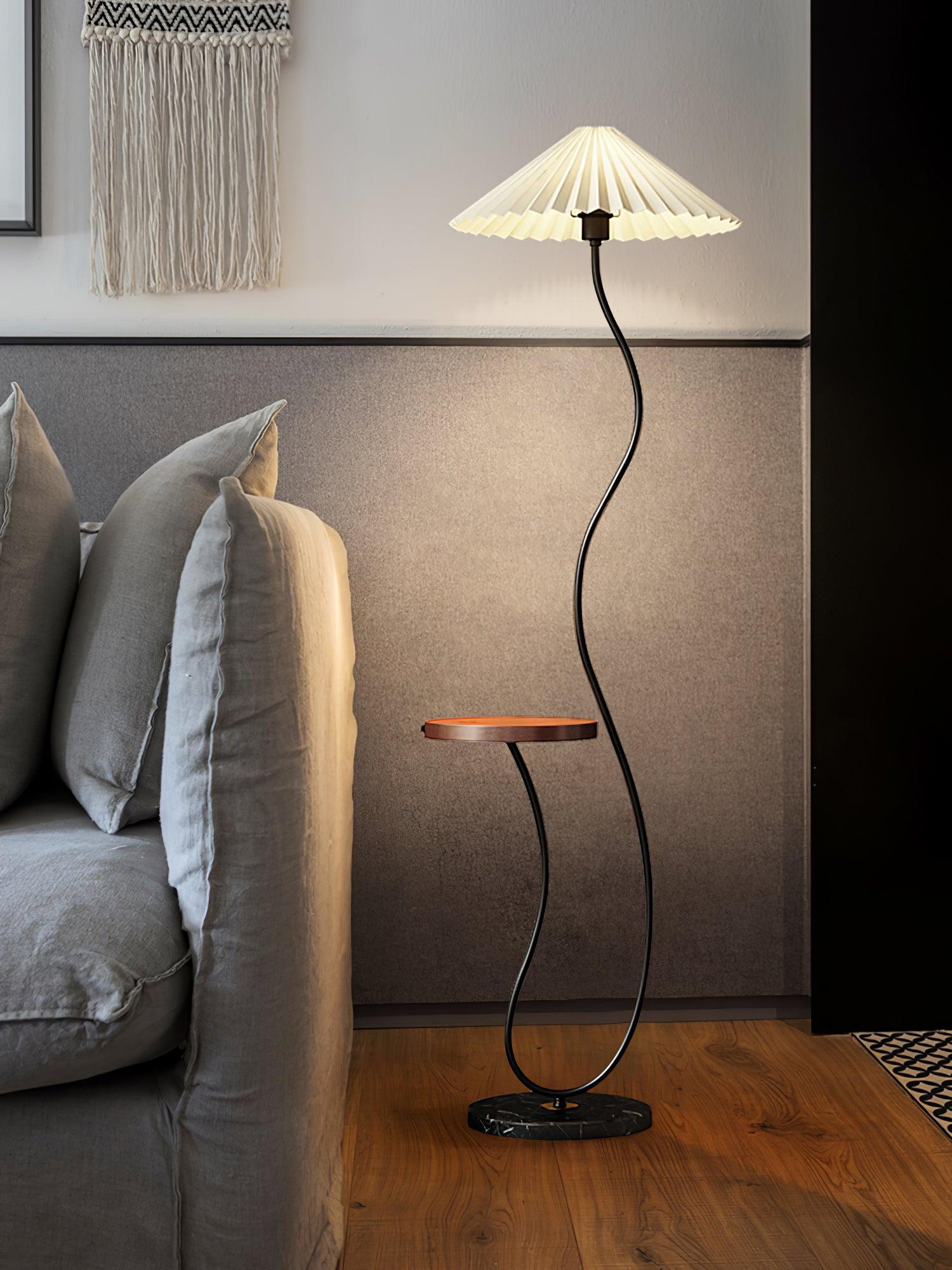 Modern Curvature Floor Lamp - Adjustable LED Standing Light for Living Room, Bedroom & Office - Stylish Home Decor Lighting for Reading & Relaxation