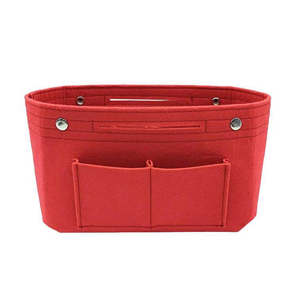 LOKODO Women's Handbag Organizer - Felt Purse Insert with Multiple Pockets for Tote Bags | Perfect for Travel, Work & Daily Organization