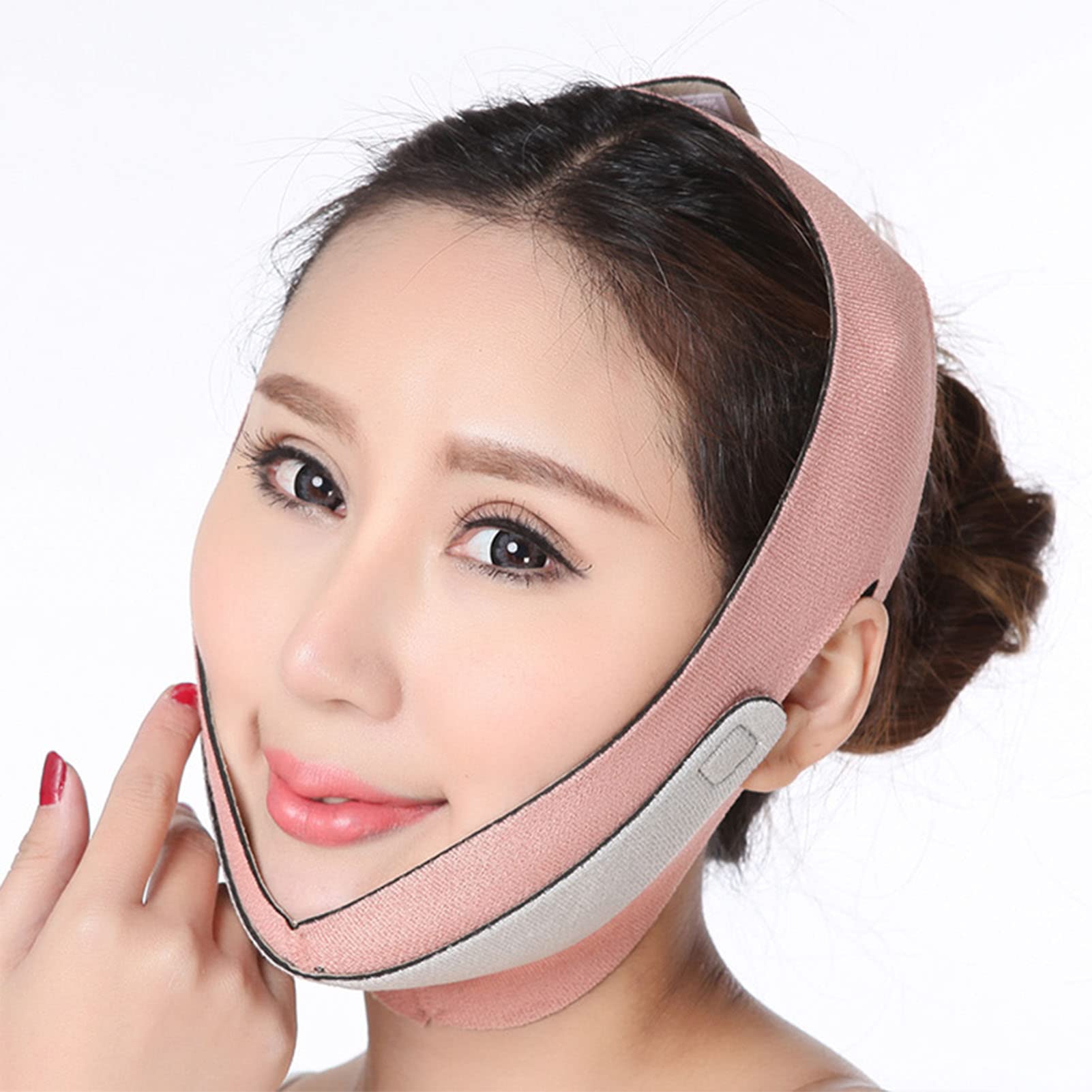 **V Line Face Lifting Strap – Double Chin Reducer & Firming Tape – High Elasticity Face Slimming Belt for Jawline Contouring – Perfect for Daily Use, Makeup, and Skincare Routine**