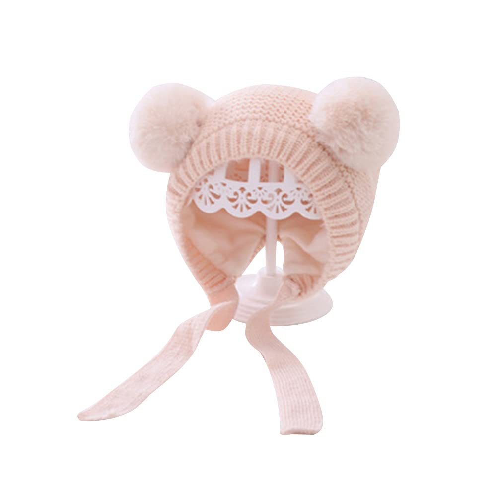 Adorable Stretchy Cat Beanie Hat for Baby Girls & Boys - Warm Winter Knit Hat for Kids - Perfect for Outdoor Play, Snow Days & Holiday Photos
