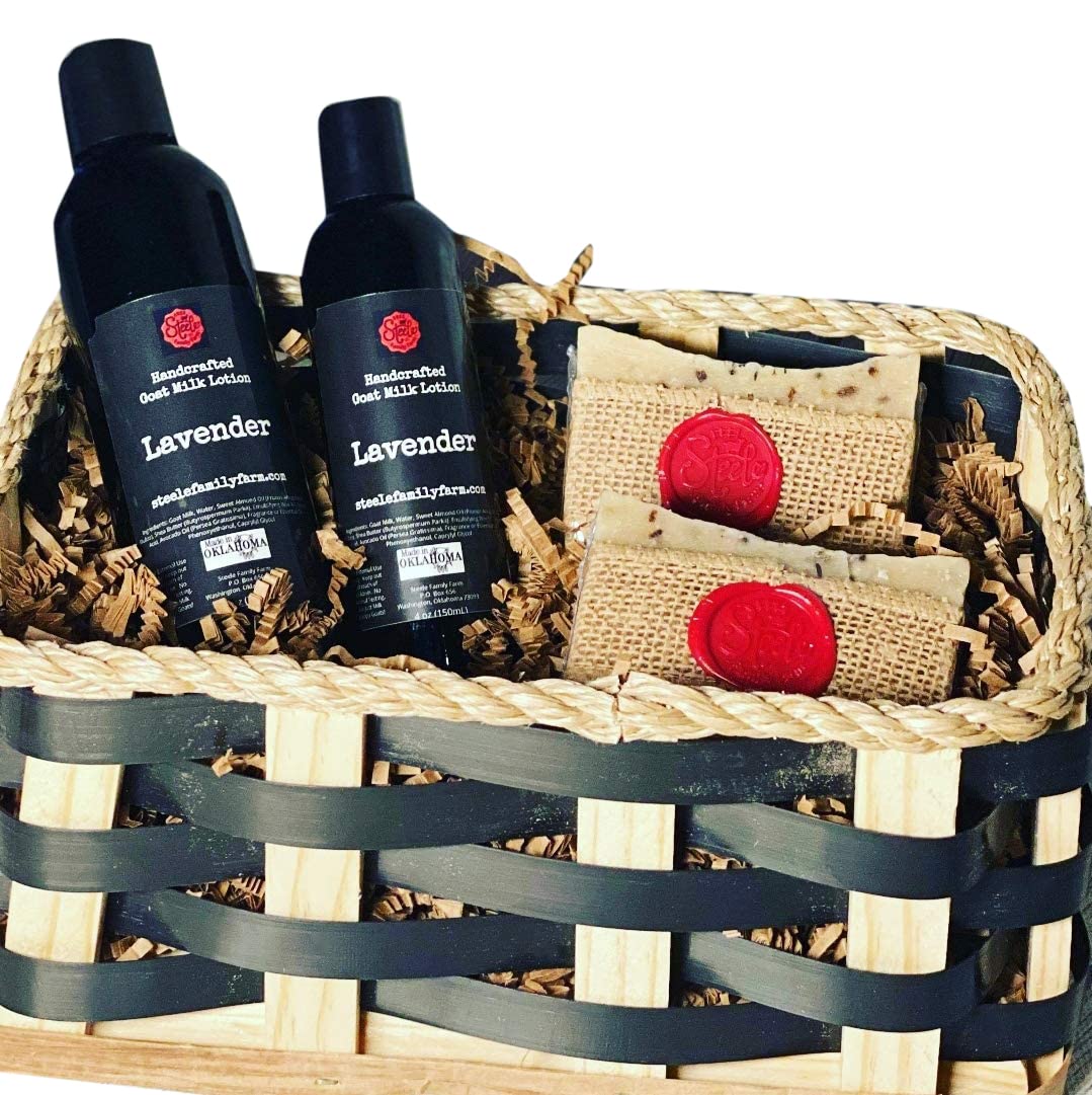 Luxury Soap and Lotion Gift Set - Premium Bath & Body Care Basket for Women & Men - Perfect for Holidays, Birthdays, Anniversary Gifts & Spa Relaxation at Home